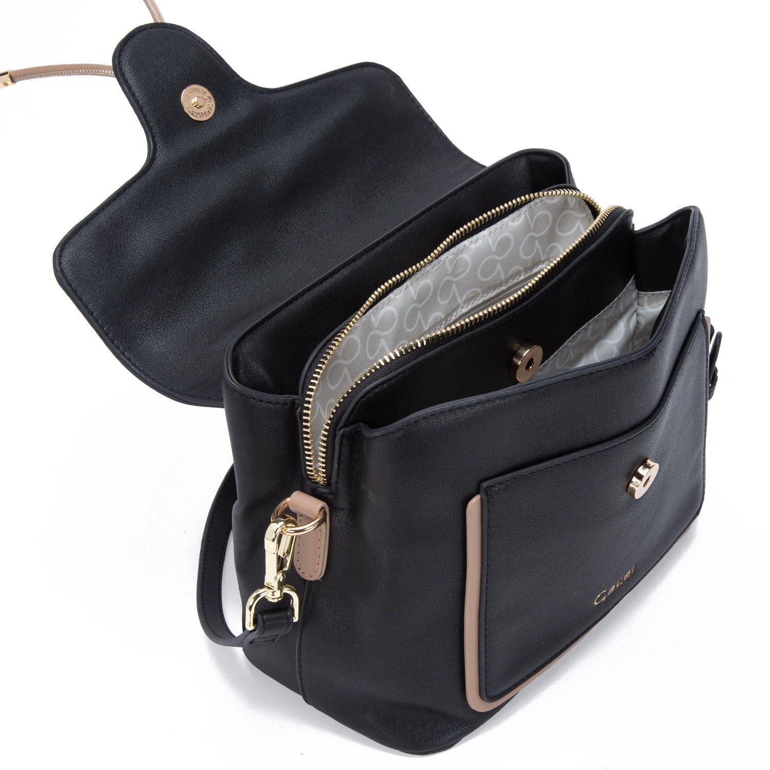 Cartera  Bando Gran  Gacel  Negro  Car3193-6