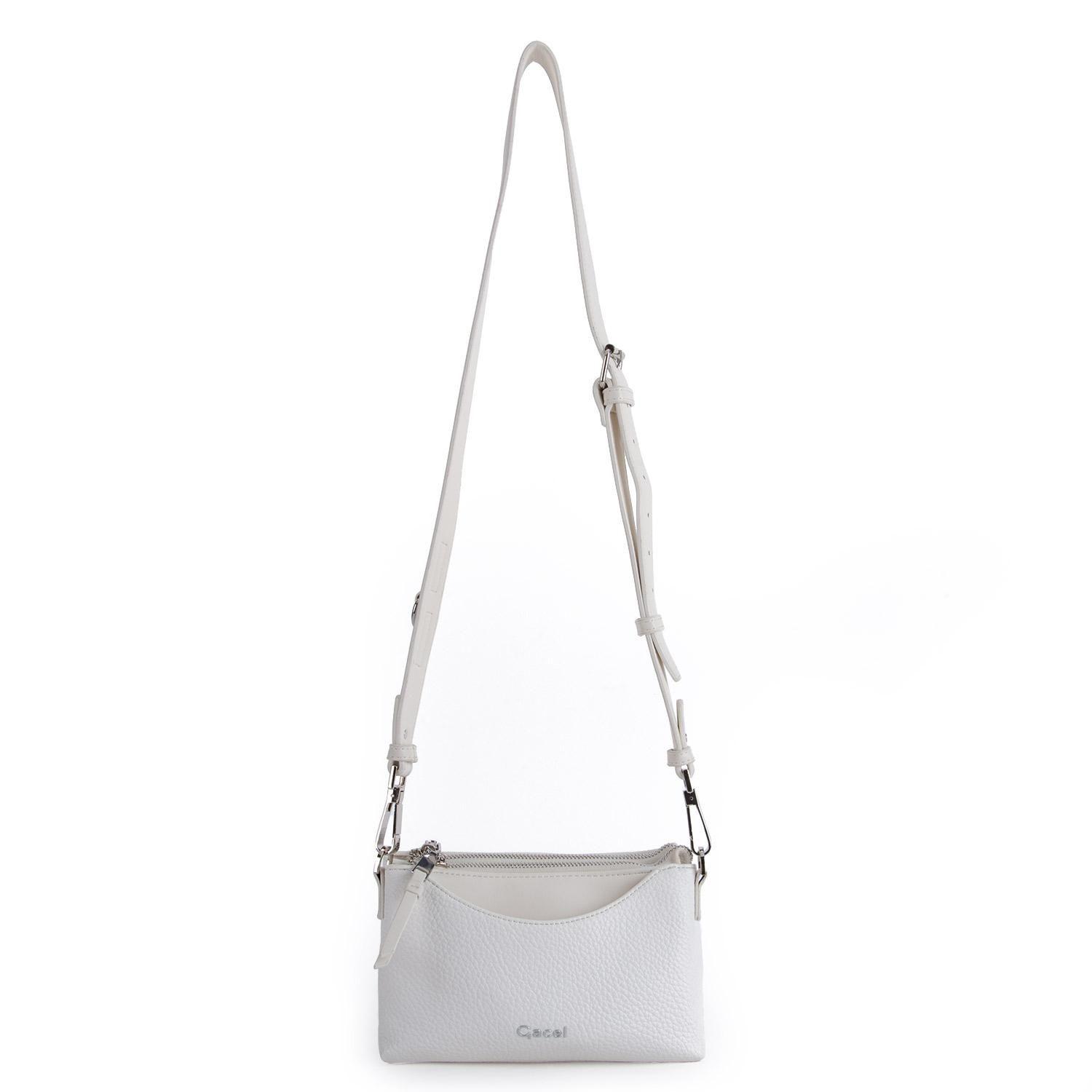 Cartera  Bandolera Pequeña  Gacel  Blanco  Car3323-4