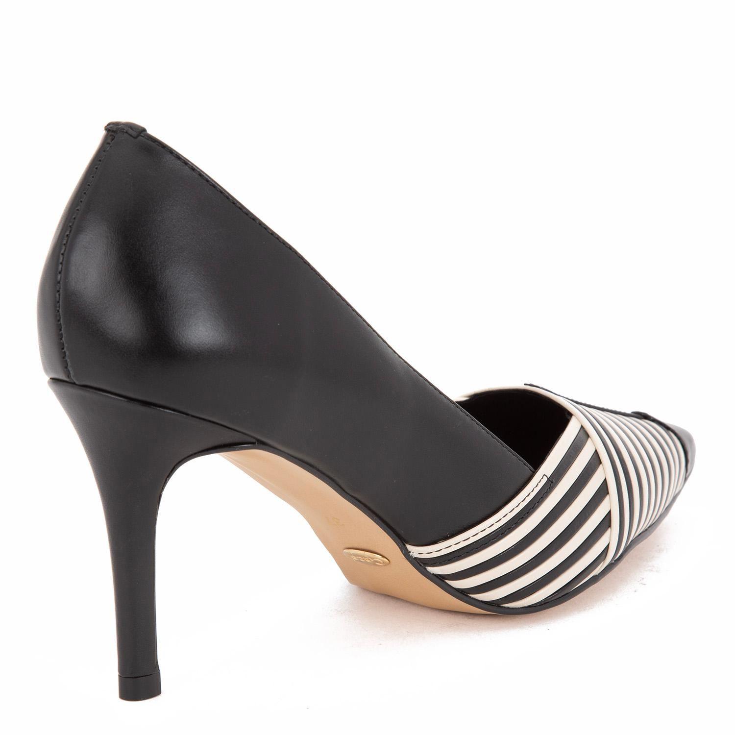 Zapato de cuero mujer Gacel negro Monica-3