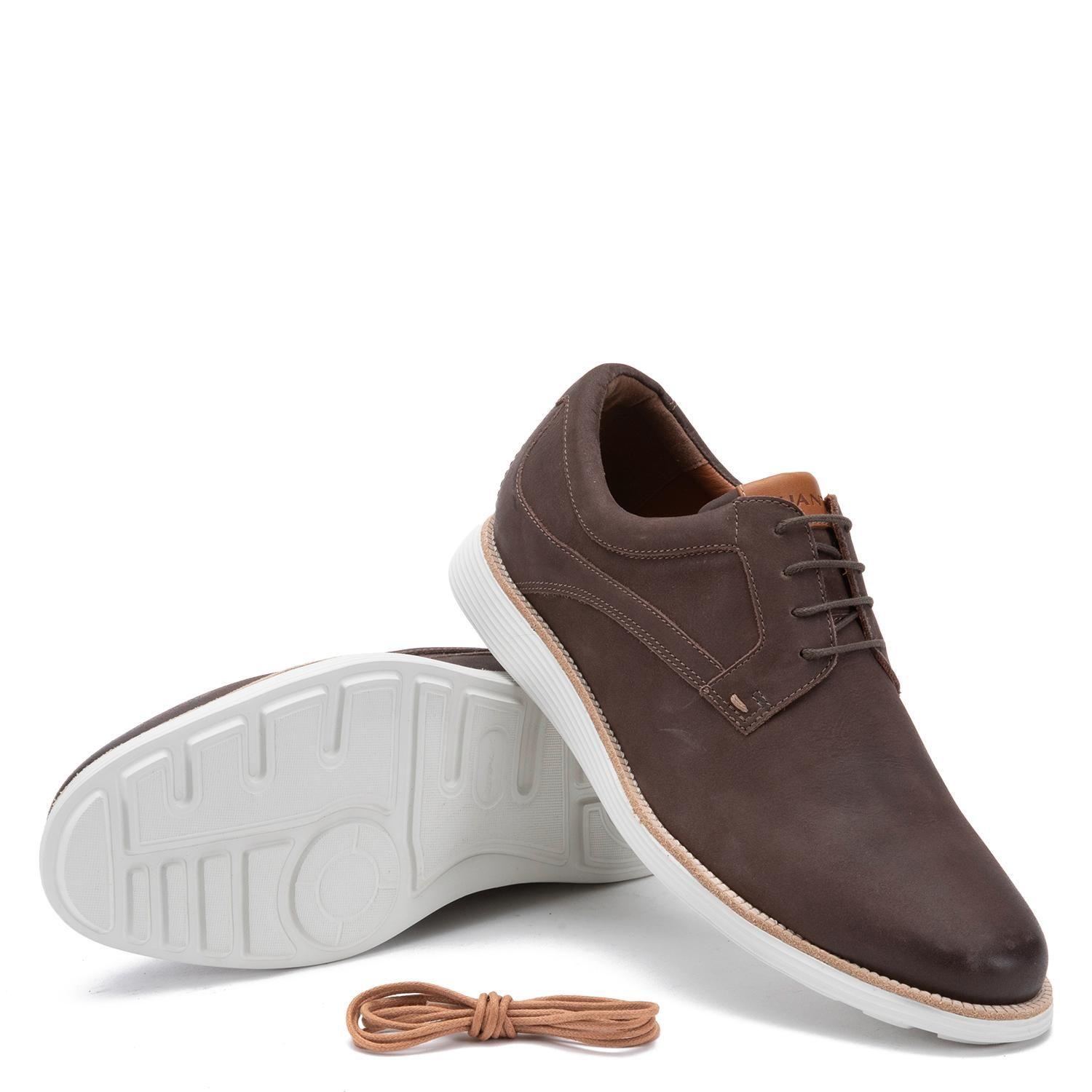 Zapato de cuero hombre Guante chocolate Prince-3