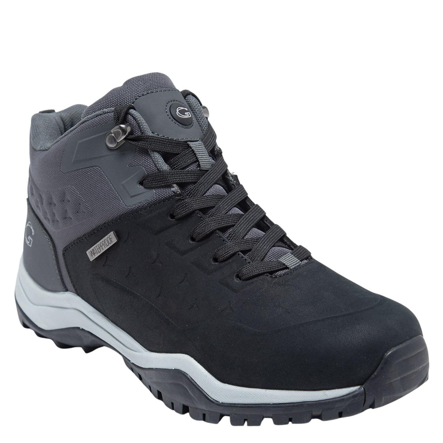 Botín Outdoor de cuero hombre Guante negro Conguillio-2