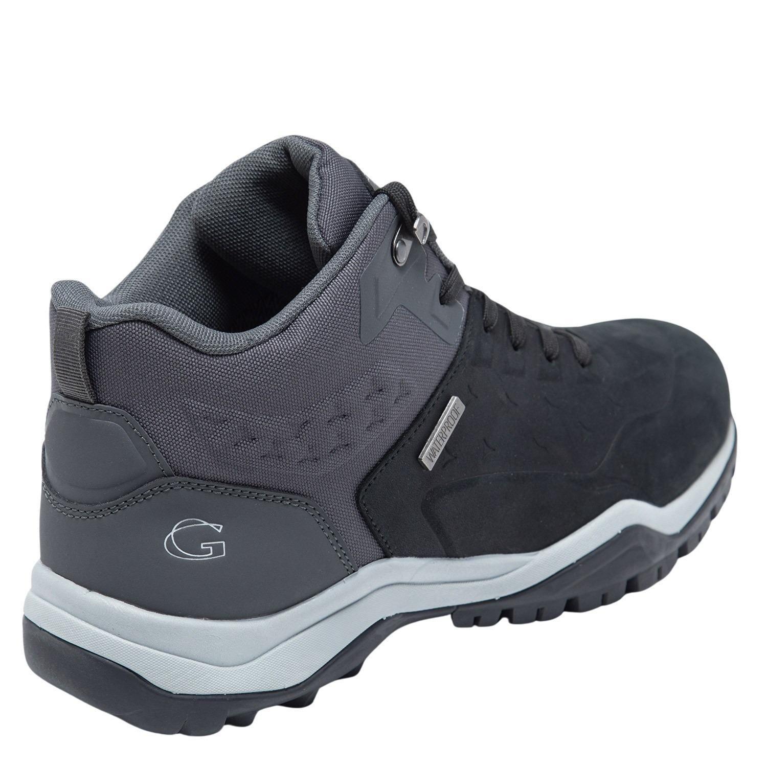 Botín Outdoor de cuero hombre Guante negro Conguillio-4