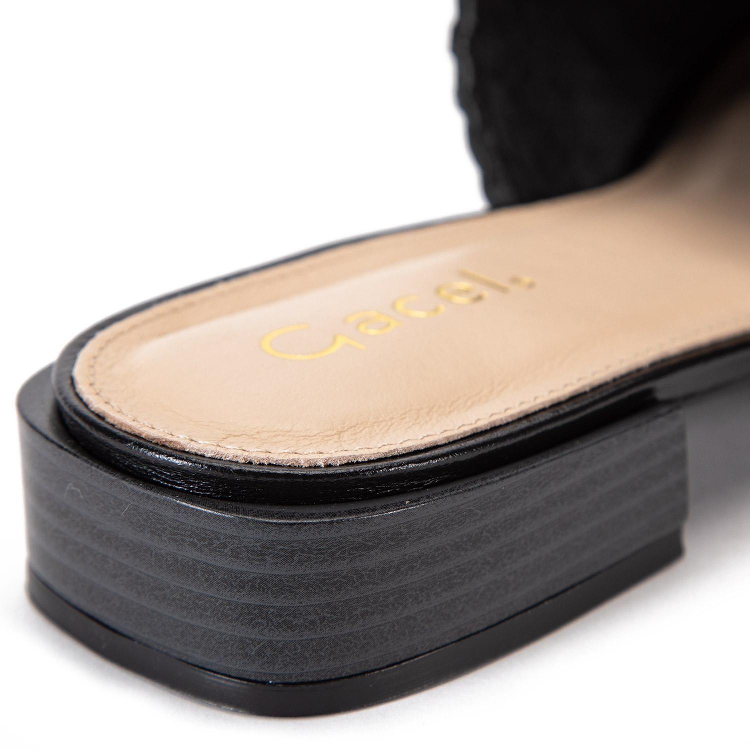 Sandalia  Perla  Gacel  Negro  0659564-3