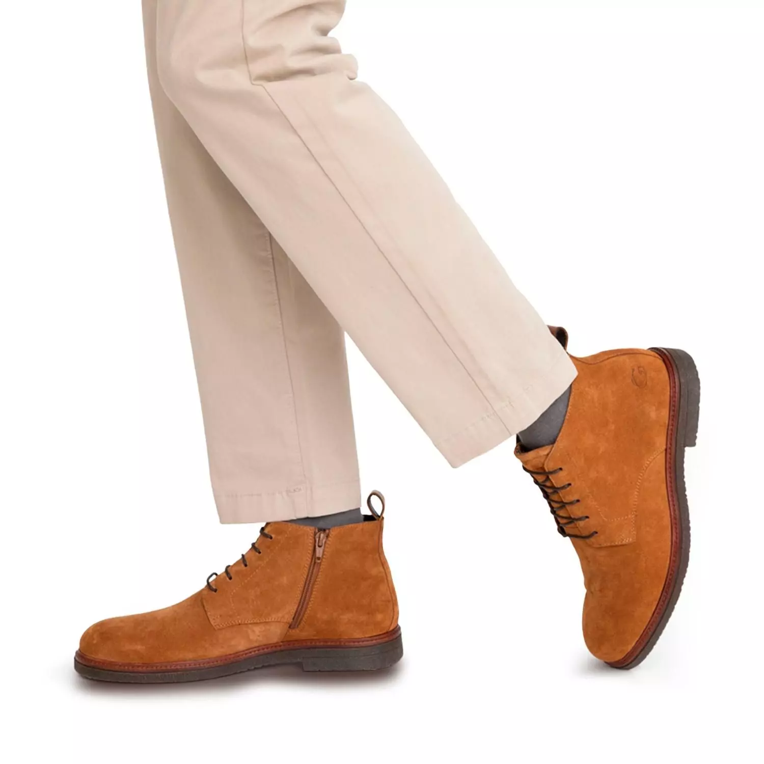 Botin de cuero hombre Guante tostado Abbey-1