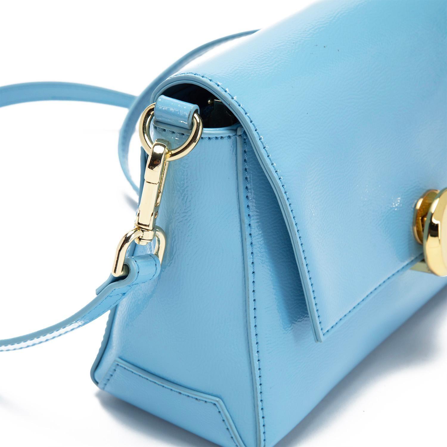 Cartera  Bandolera Pequeña  Gacel  Celeste  Car3289-4