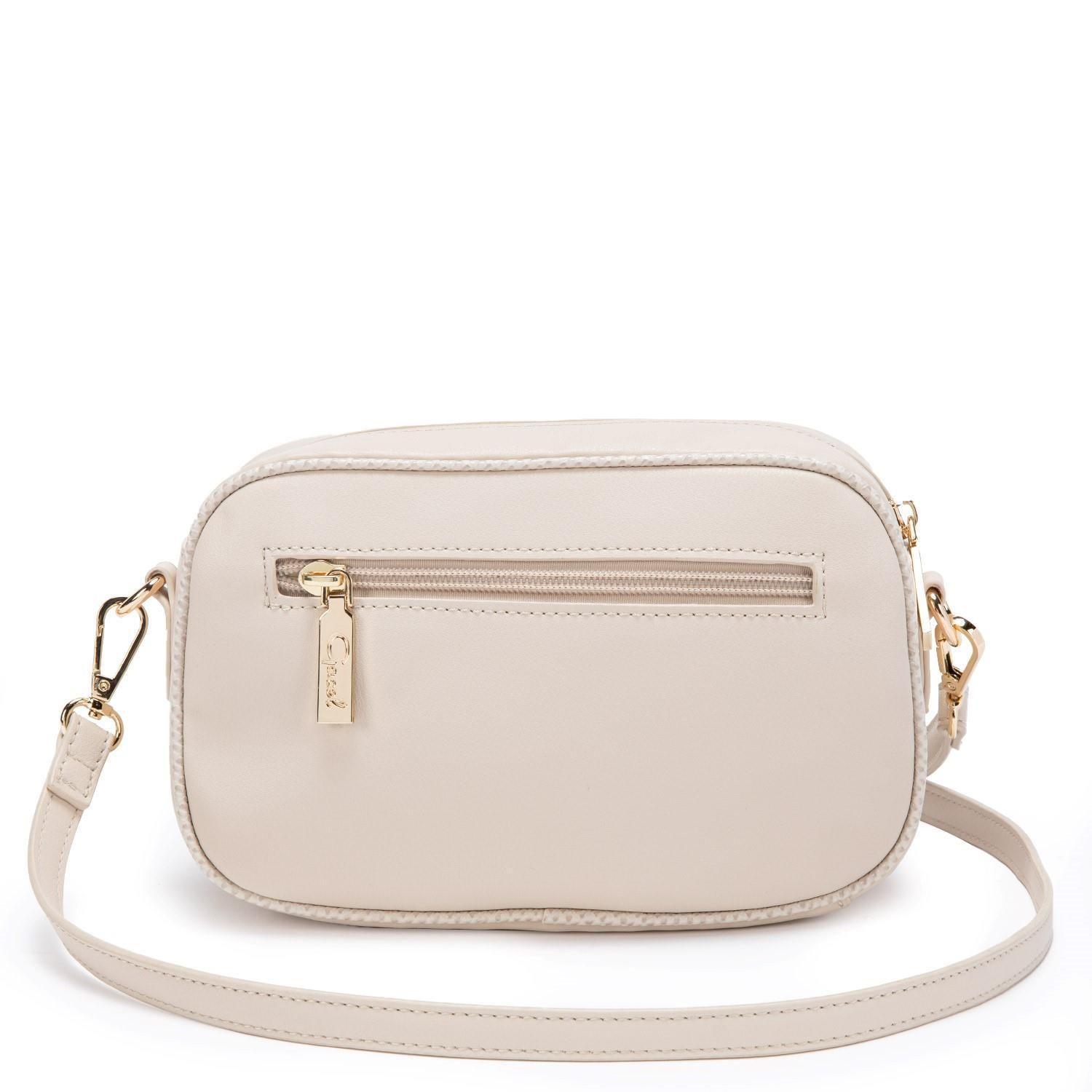 Cartera  Bandolera Grande  Gacel  Off White  Car2885-1
