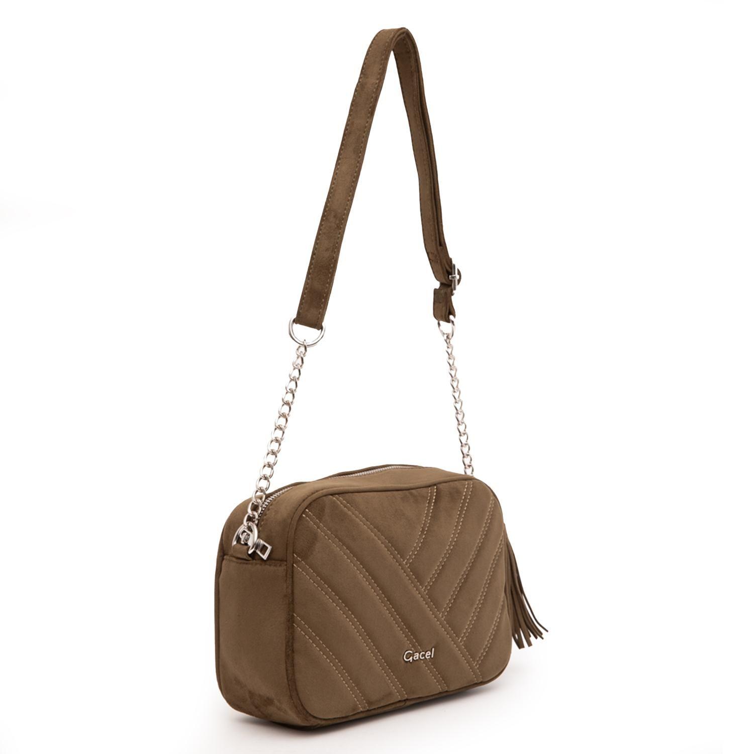 Cartera  Bandolera Grande  Gacel  Olivo  Car3479-2