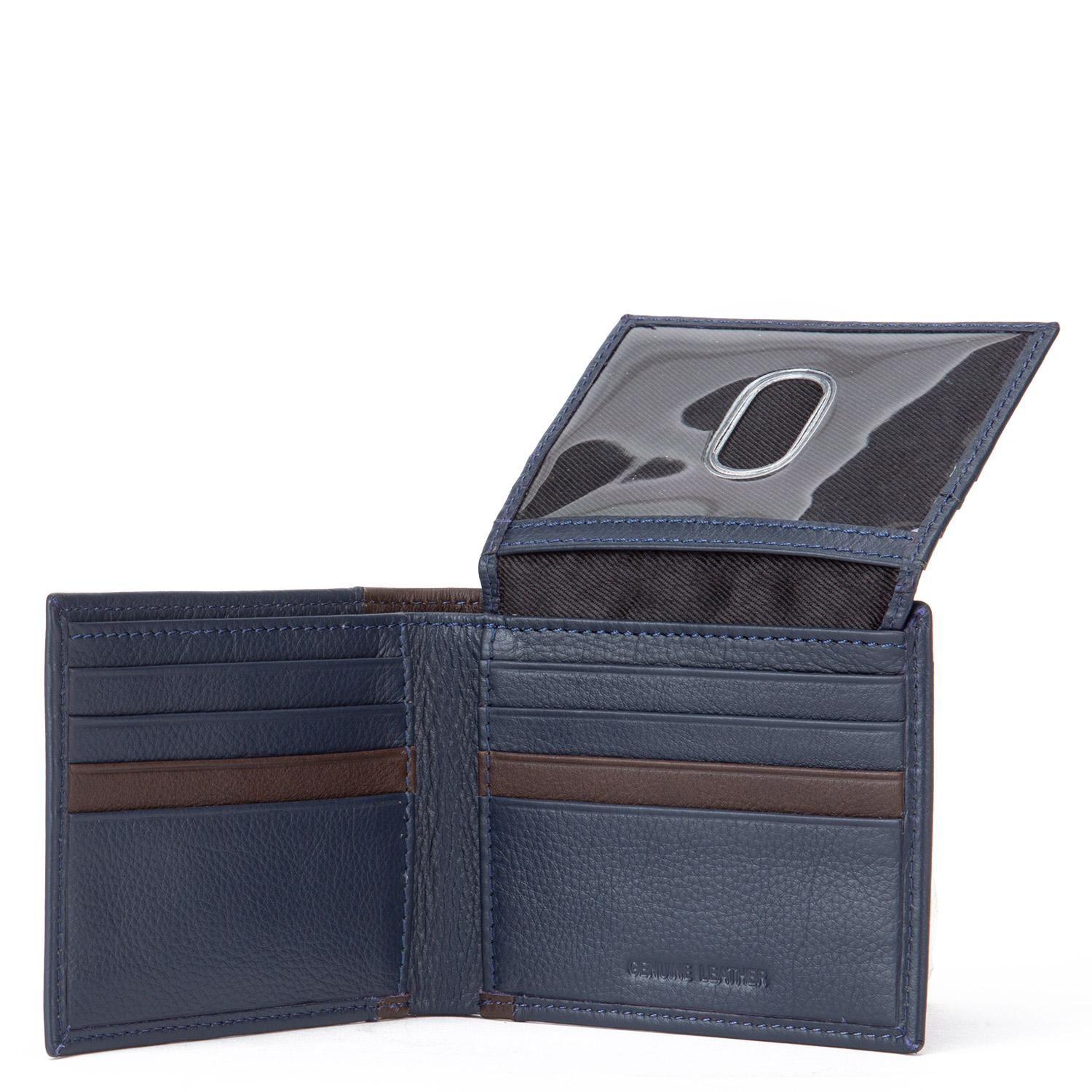 Billetera  Bill Flap  Guante  Azul  Bi473-3