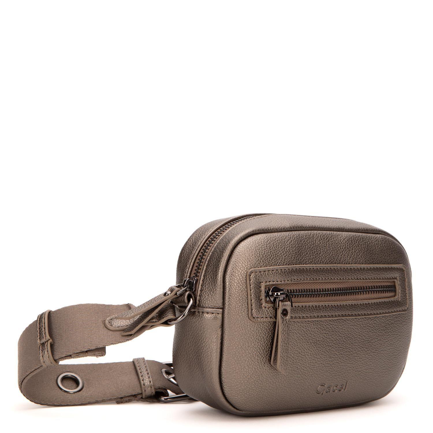 Cartera  Bandolera Pequeña  Gacel  Grafito  Car3425-2