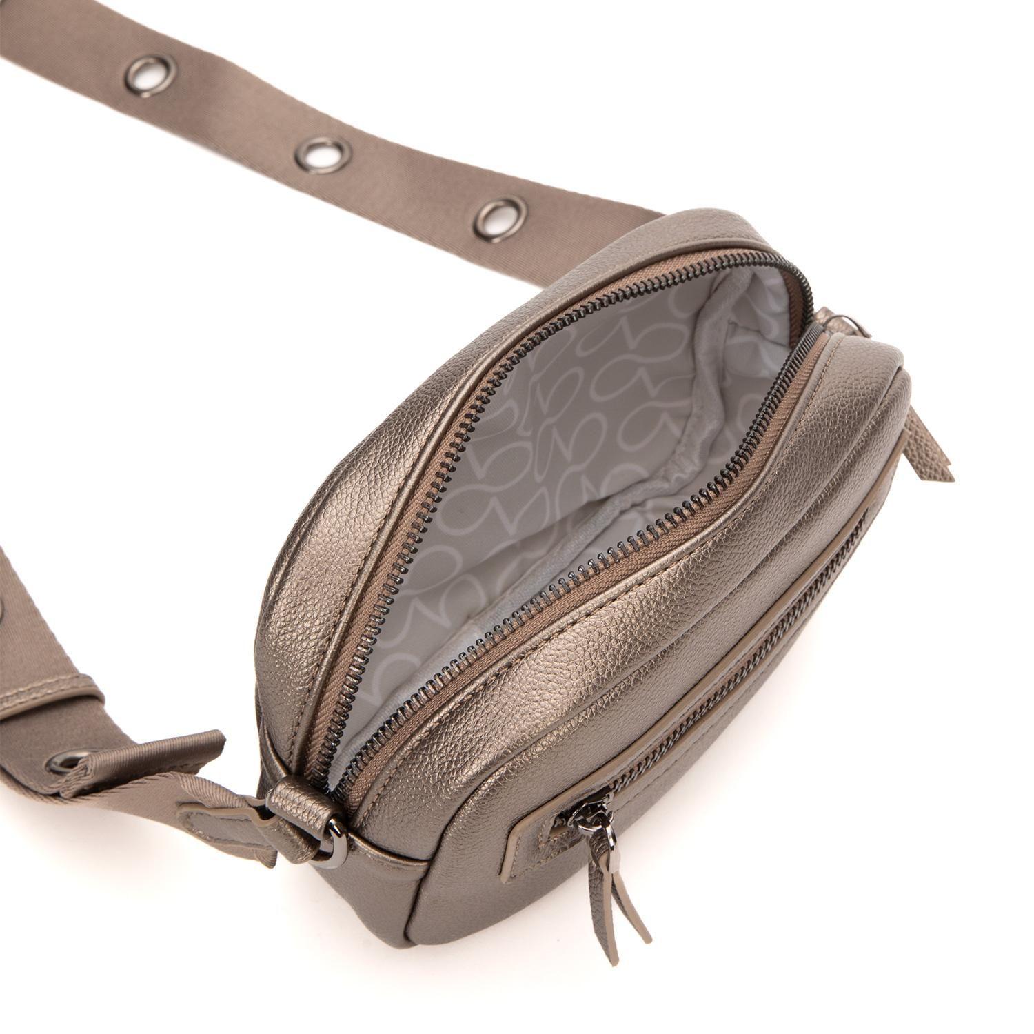 Cartera  Bandolera Pequeña  Gacel  Grafito  Car3425-5