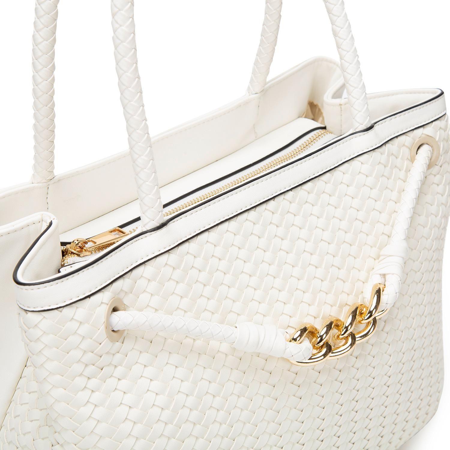 Cartera  Dos Asas G  Gacel  Blanco  Car3037-3