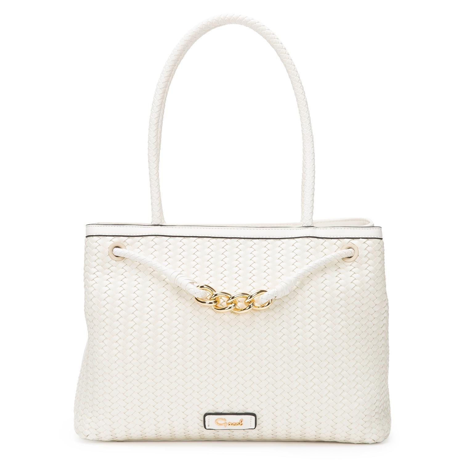 Cartera  Dos Asas Grande  Gacel  Blanco  Car3037-0