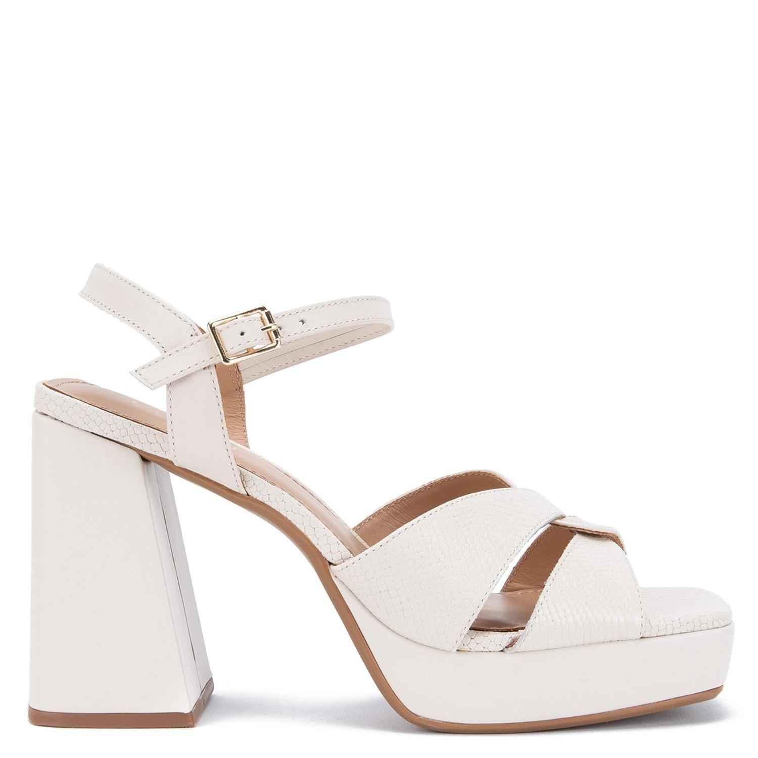 Sandalia  Athena  Gacel  Off White  0660318-0