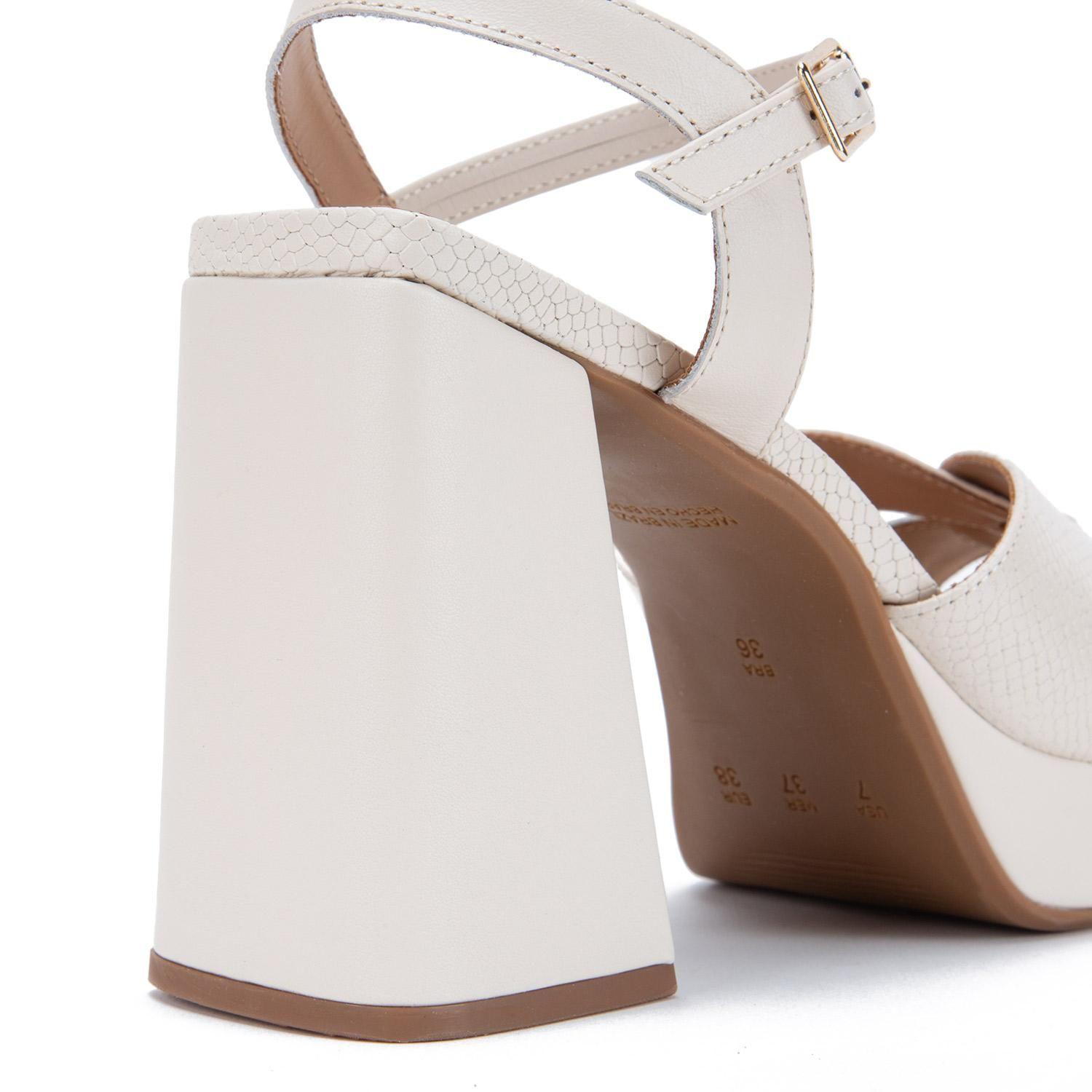 Sandalia  Athena  Gacel  Off White  0660318-3