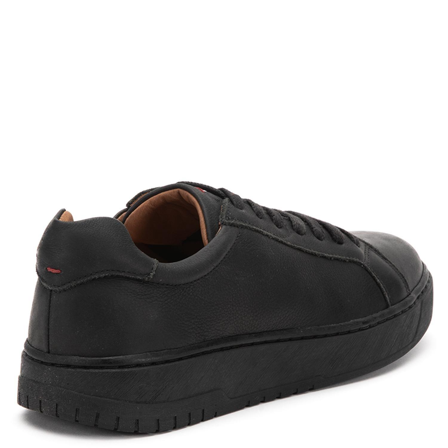 Zapatilla de cuero hombre Guante negro Hong Kong-4