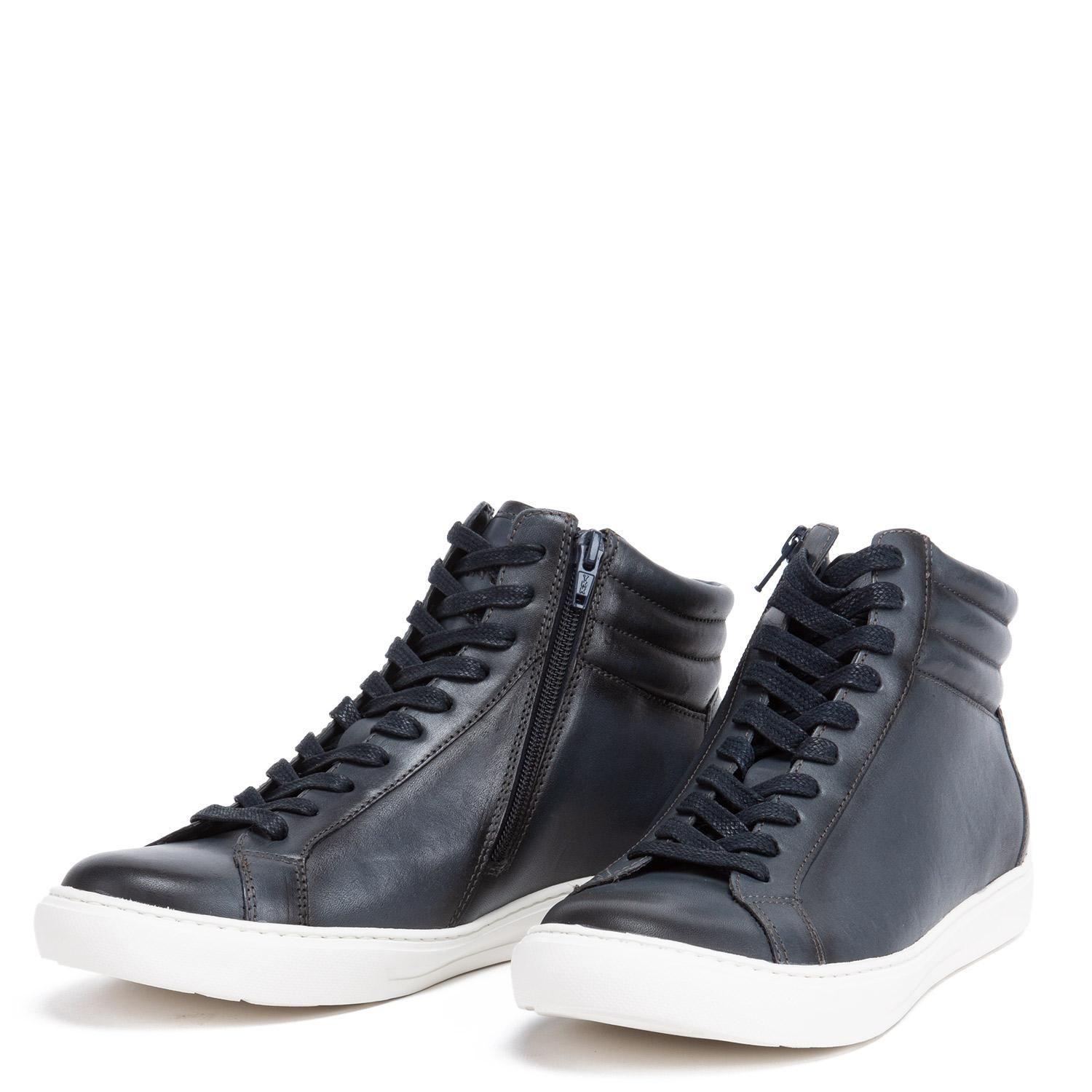 Zapatilla Caña Alta de cuero hombre Guante marino Tokio-3