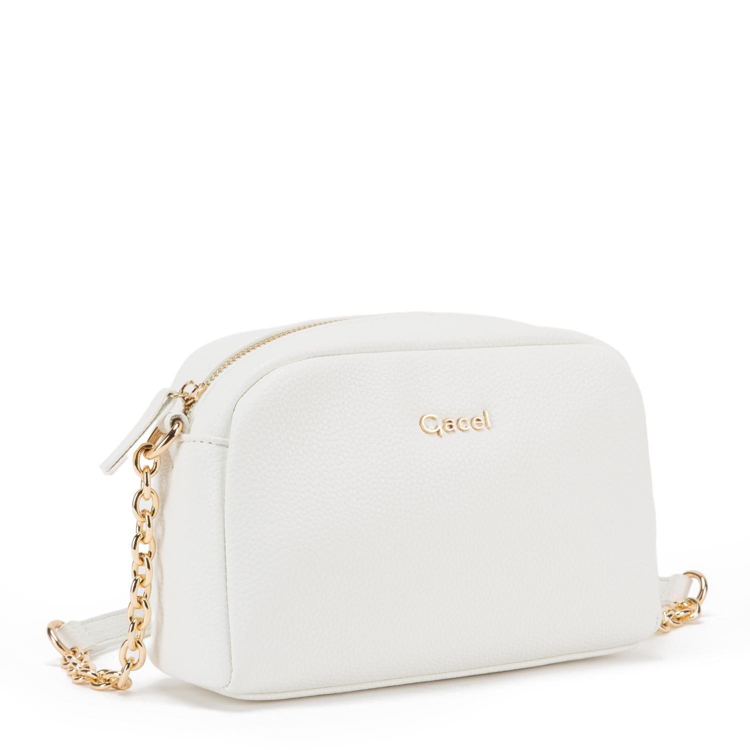 Cartera  Bandolera Pequeña  Gacel  Blanco  Car3296-2