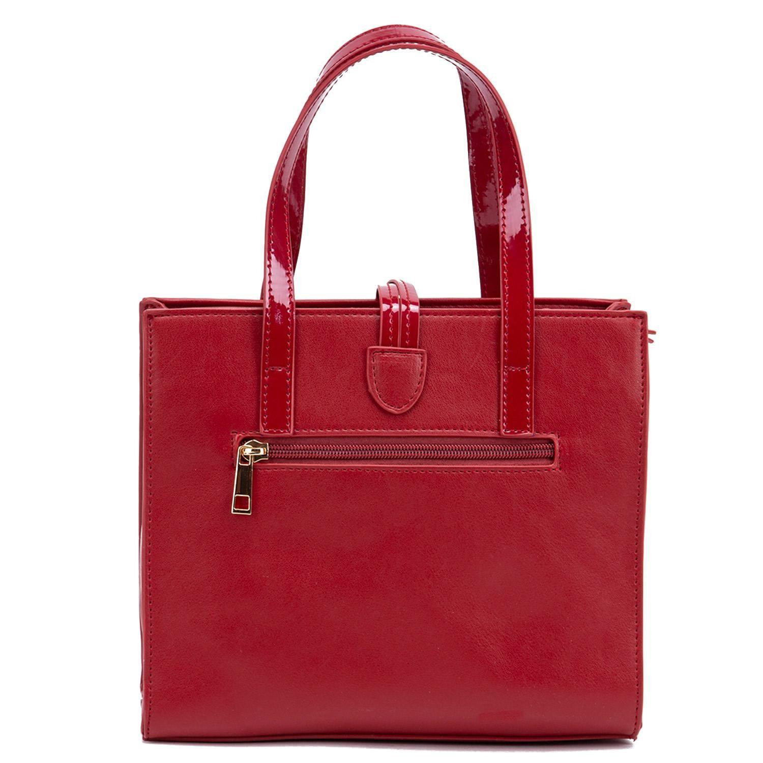 Cartera  Dos Asas Pequeña  Gacel  Rojo  Car3177-2