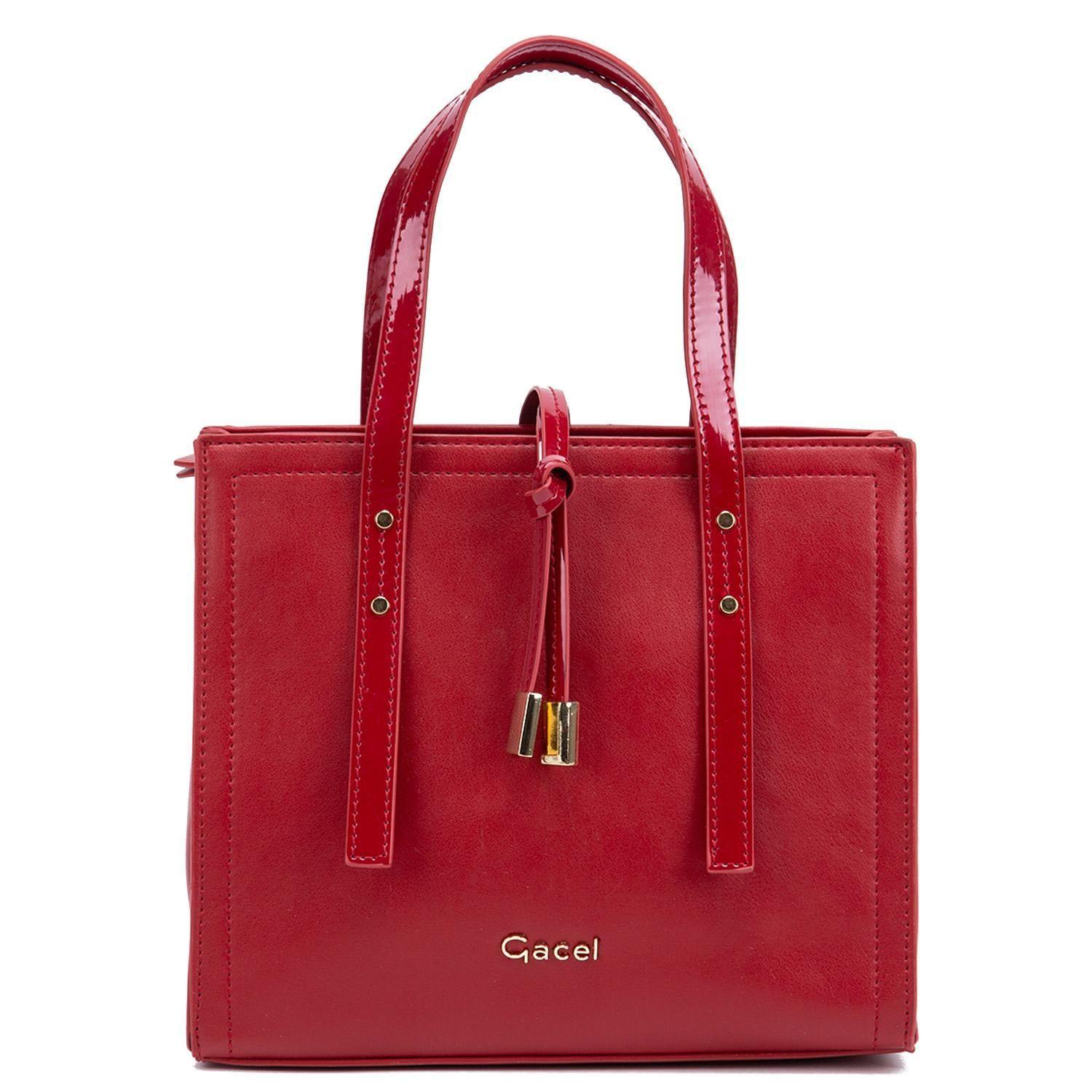 Cartera  Dos Asas Pequeña  Gacel  Rojo  Car3177-0