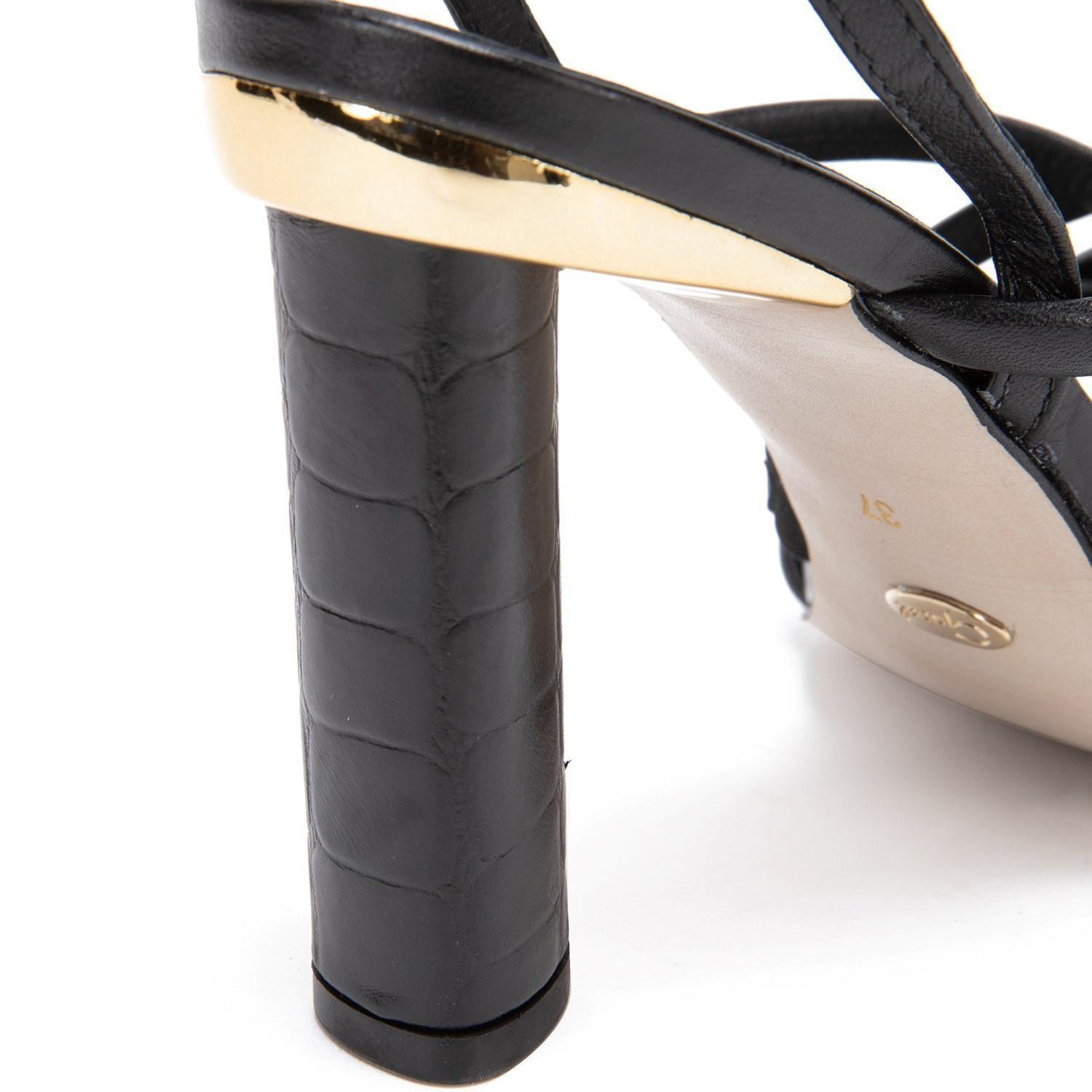 Sandalia  Cayetana  Gacel  Negro  0658923-2