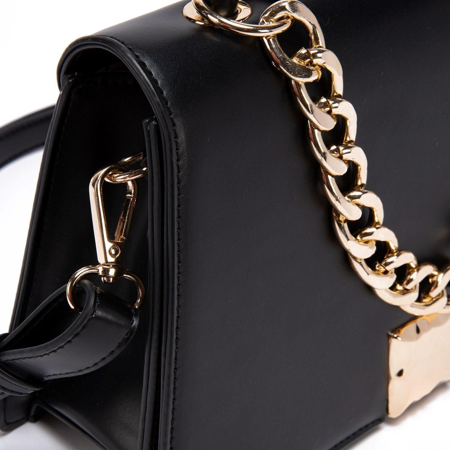 Cartera  Retro Con Tapa  Gacel  Negro  Car2938-3