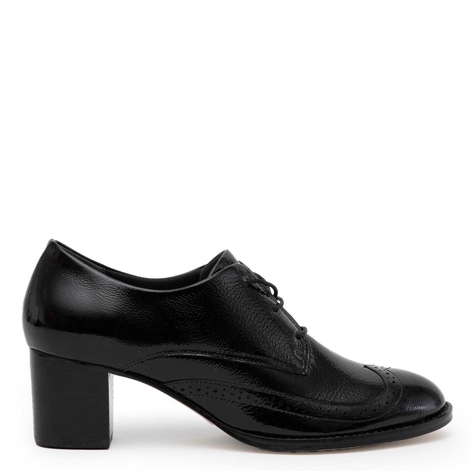 Zapato de cuero mujer Gacel negro Claudia-0
