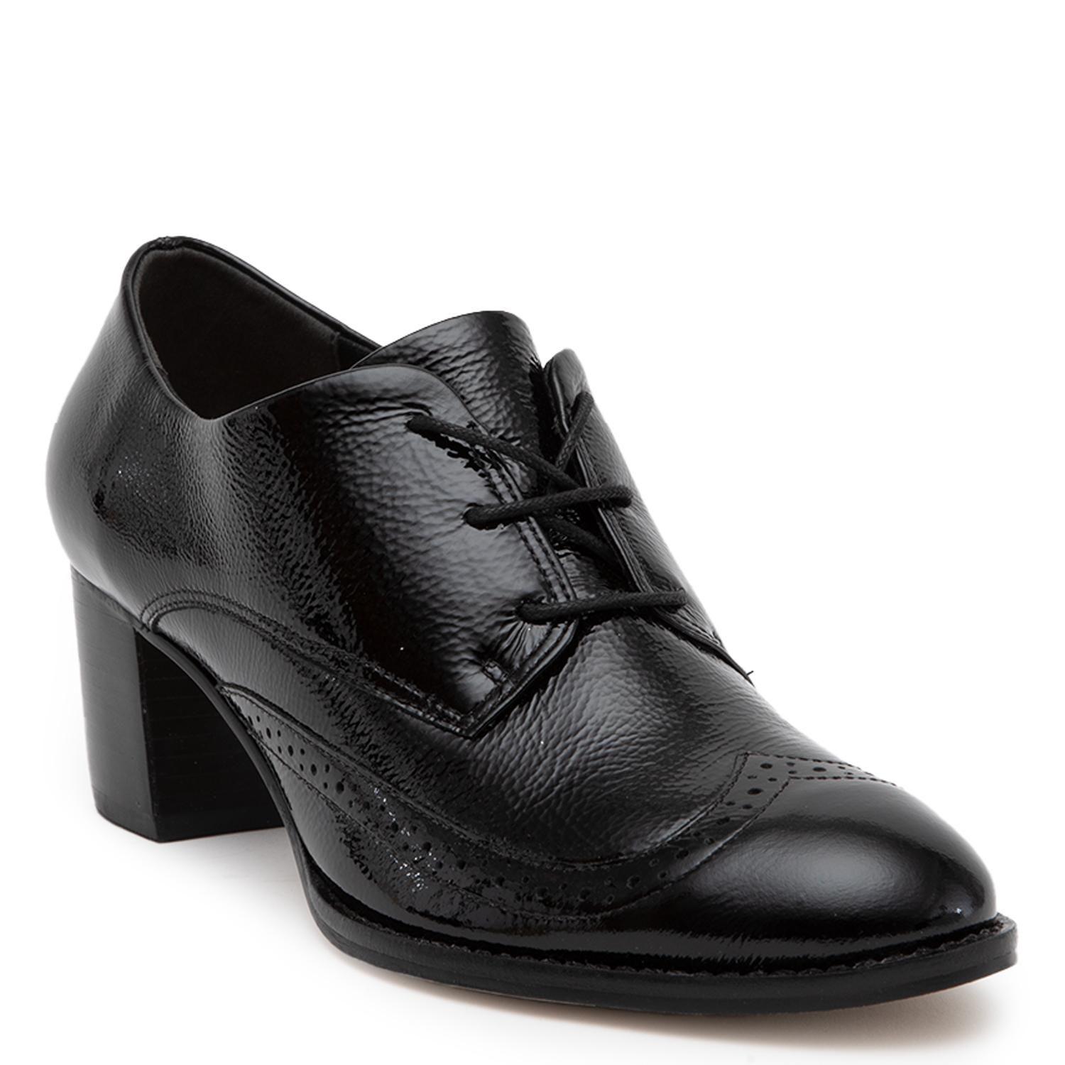 Zapato de cuero mujer Gacel negro Claudia-2