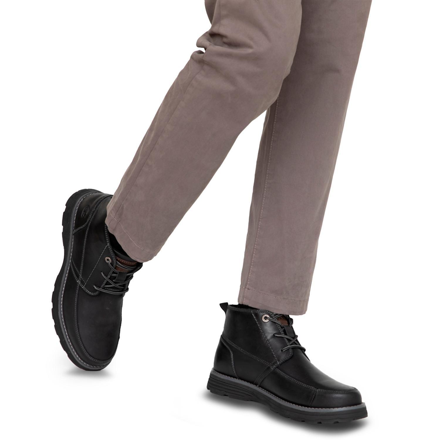 Botin de cuero hombre Guante negro Rodeo-1