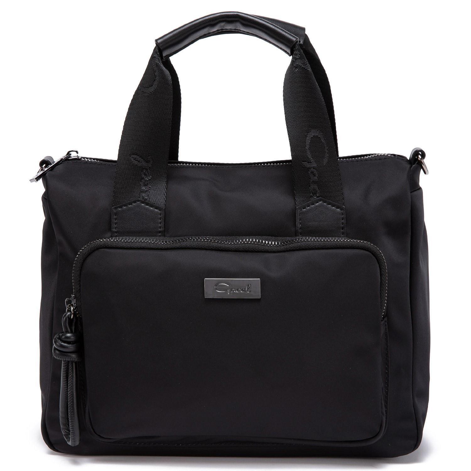 Cartera  Dos Asa Me  Gacel  Negro  Car2964-0