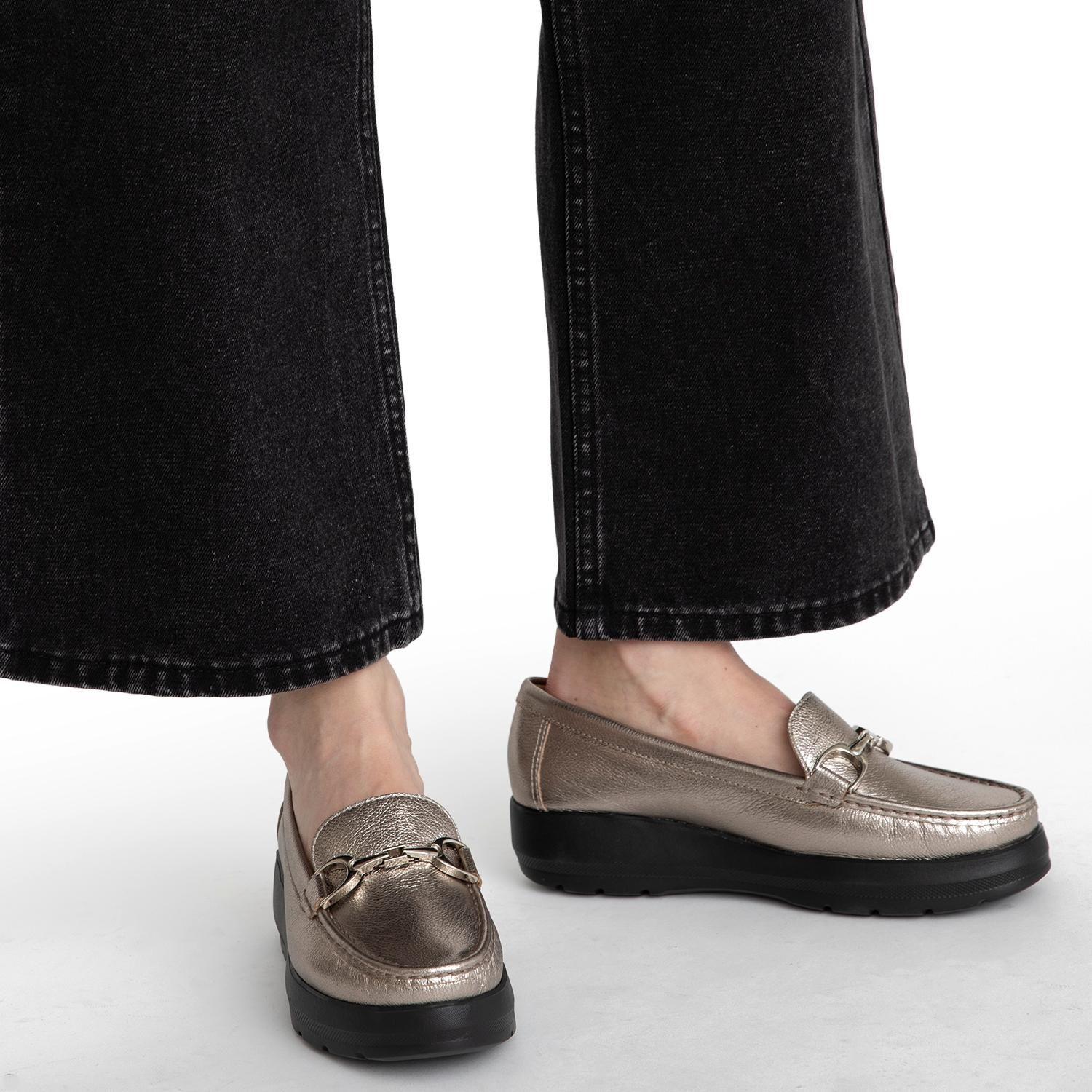 Mocasin  Locanda  Gacel  Plateado  0660882-1