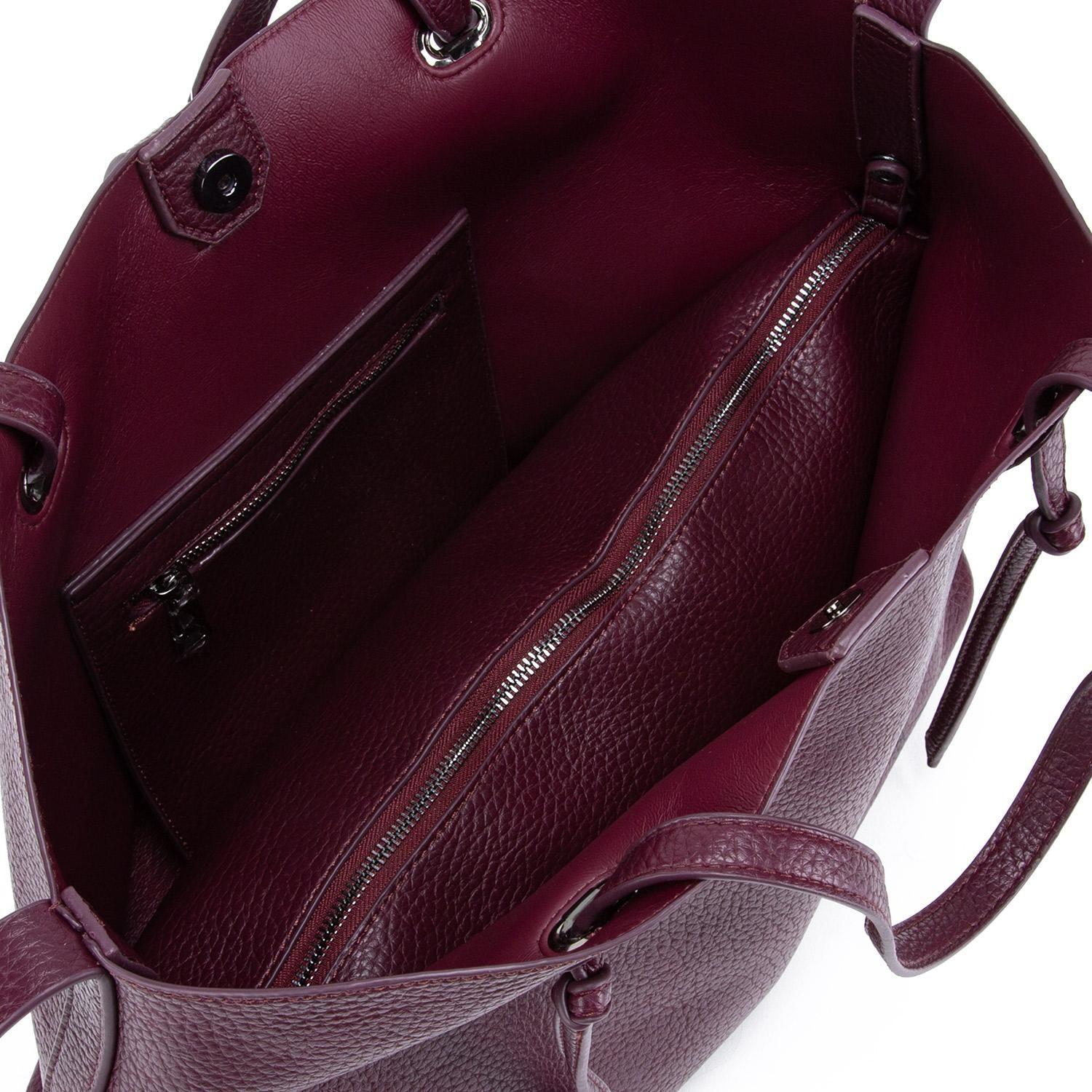 Cartera  Shopping  Gacel  Guinda  Car3239-7