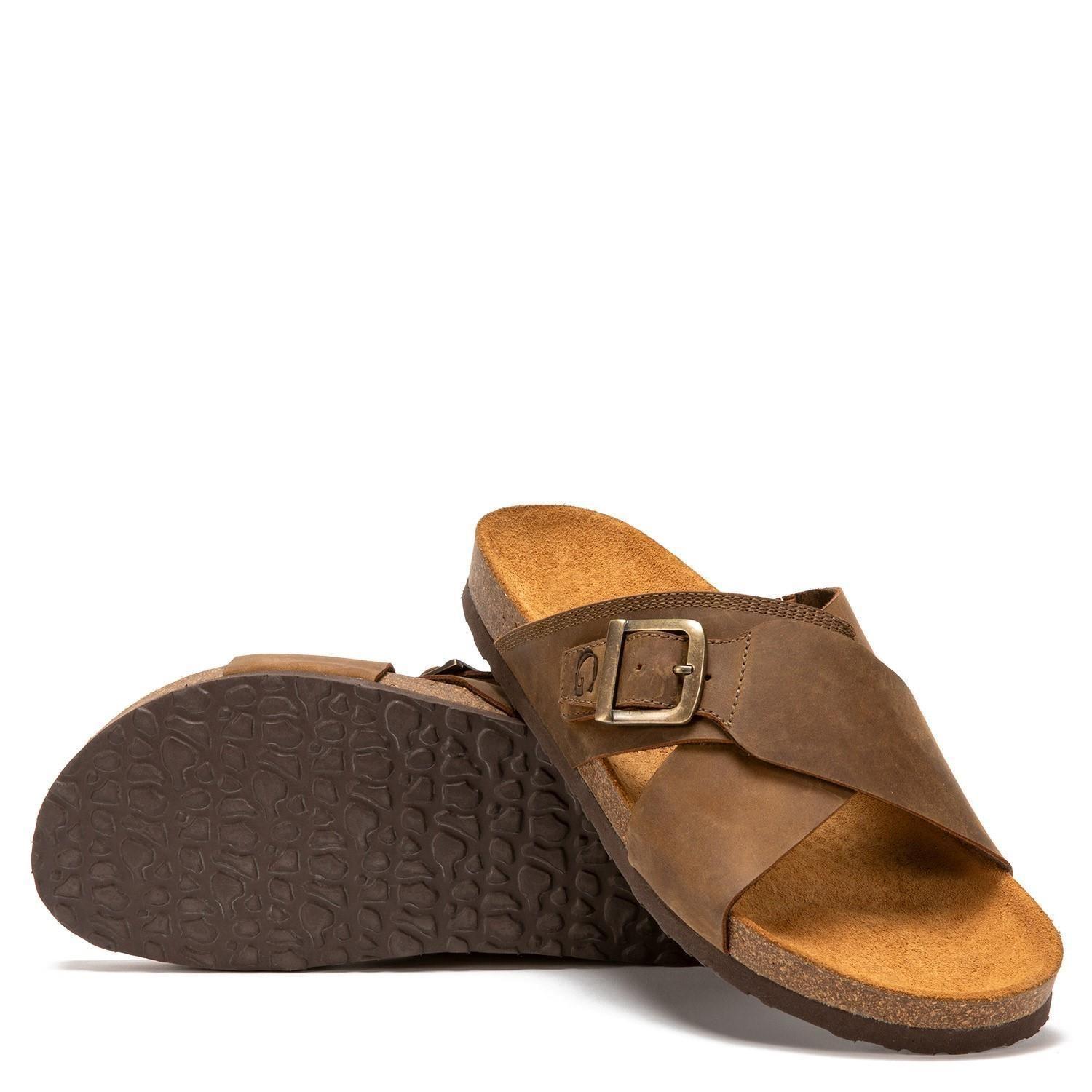 Sandalia Semi Abierta  Quintay  Guante  Chocolate  0035371-3