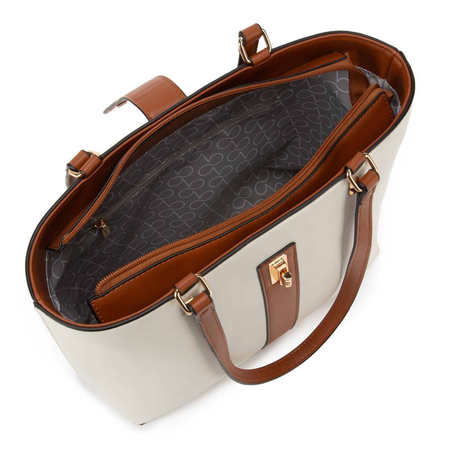 Cartera  Shopping Promocional  Gacel  Blanco  Car3335-4