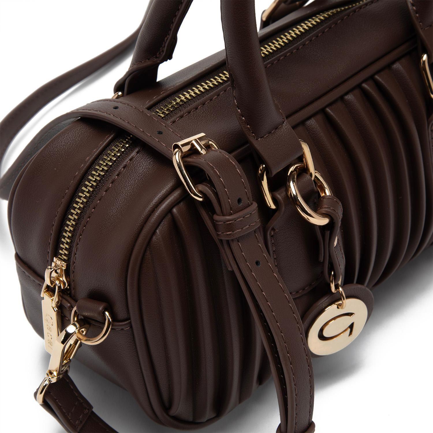 Cartera  Dos Asas Pequeña  Gacel  Chocolate  Car3352-3