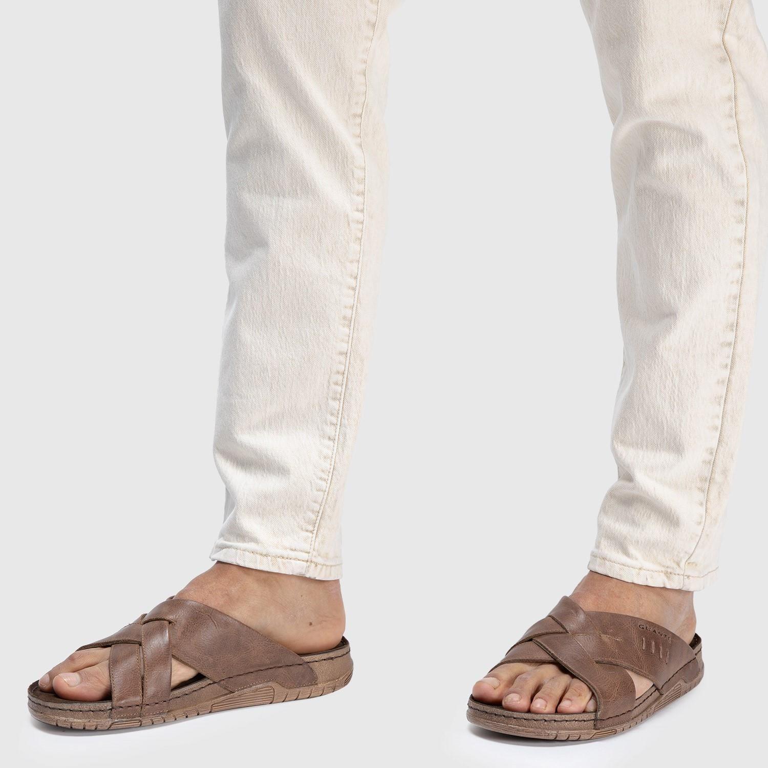 Sandalia Semi Abierta  Bondi  Guante  Cafe  0035359-1