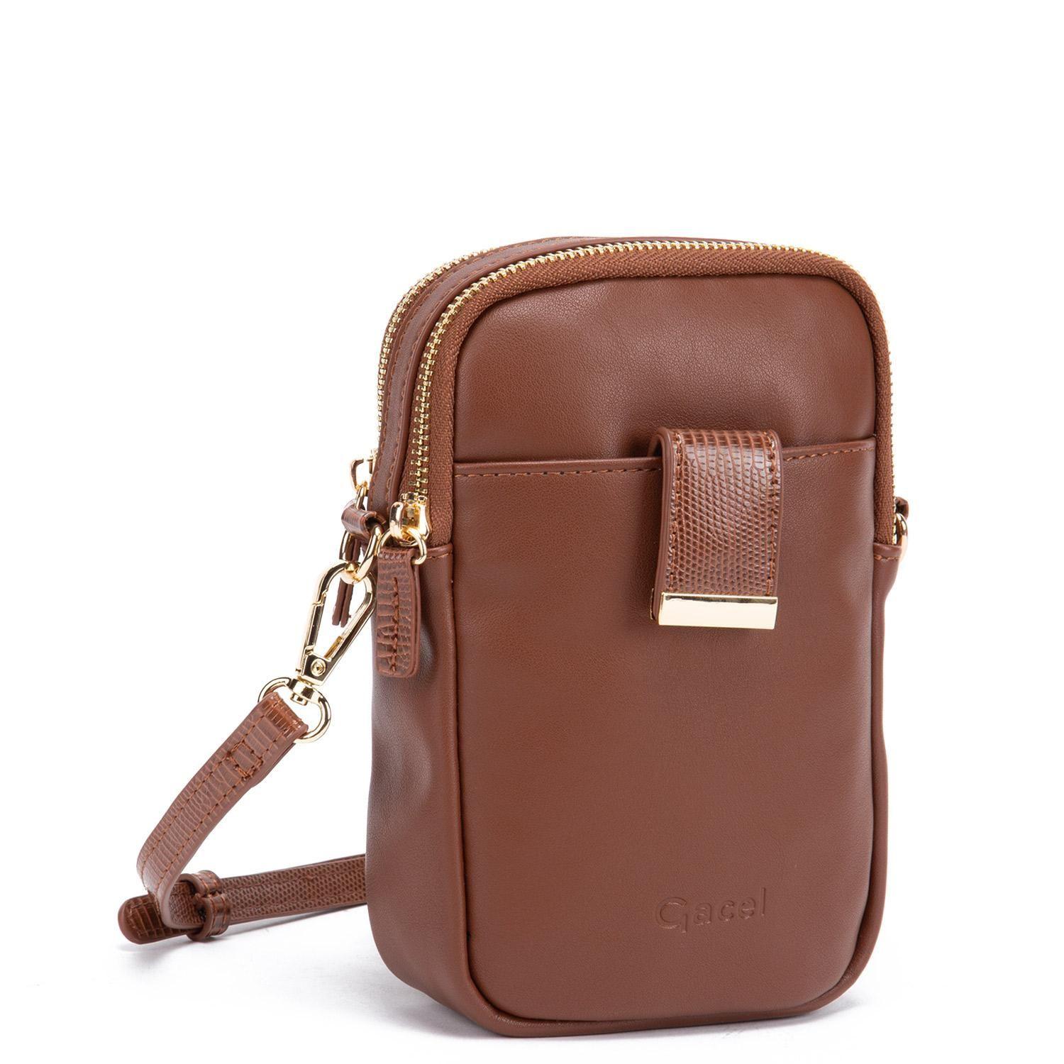 Cartera  Bandolera Pequeña  Gacel  Tostado  Car3246-2