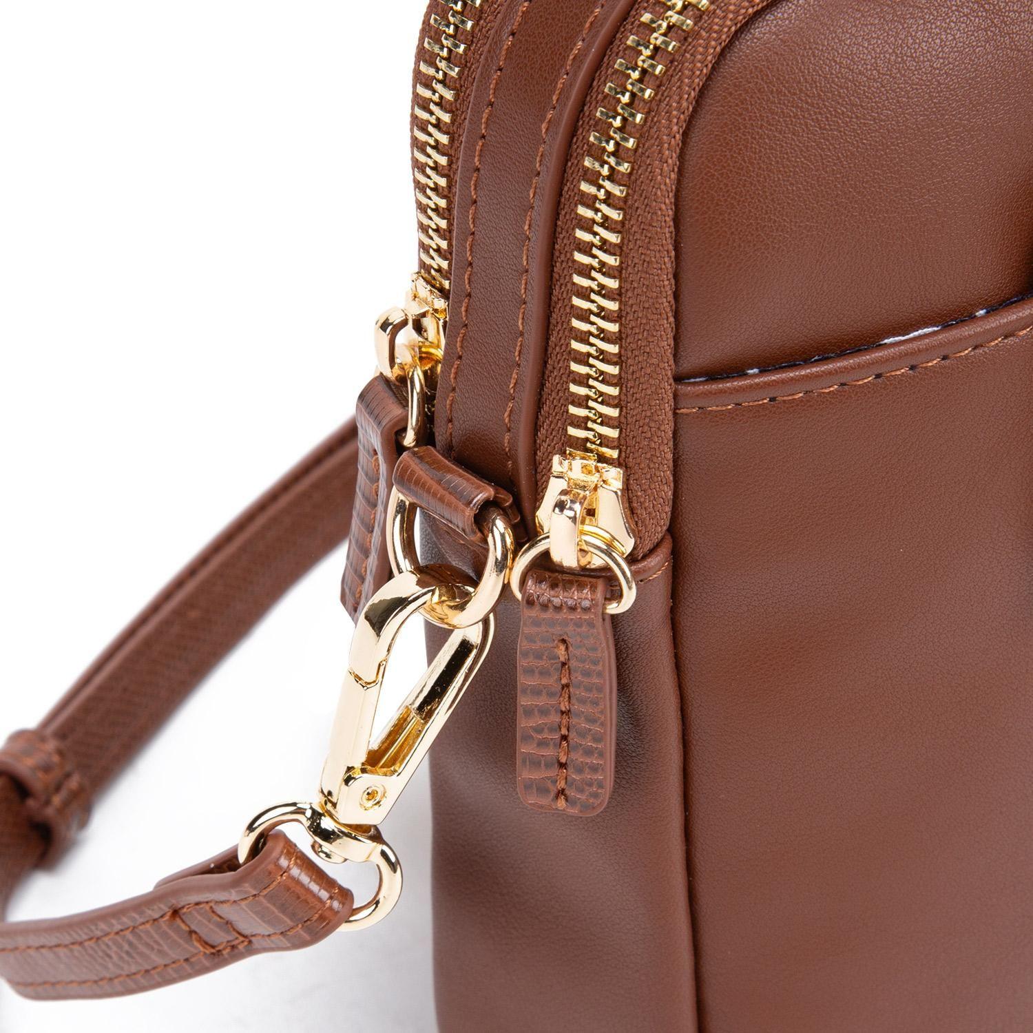 Cartera  Bandolera Pequeña  Gacel  Tostado  Car3246-3