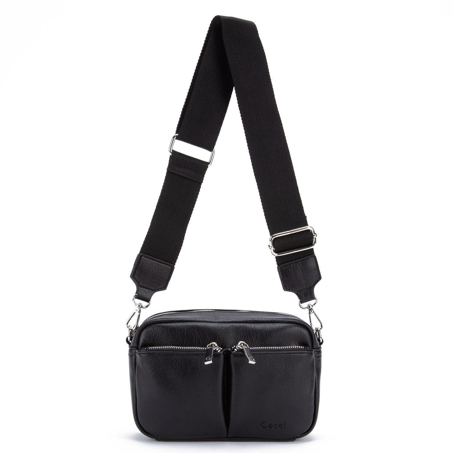 Cartera  Bandolera Grande  Gacel  Negro  Car3367-4