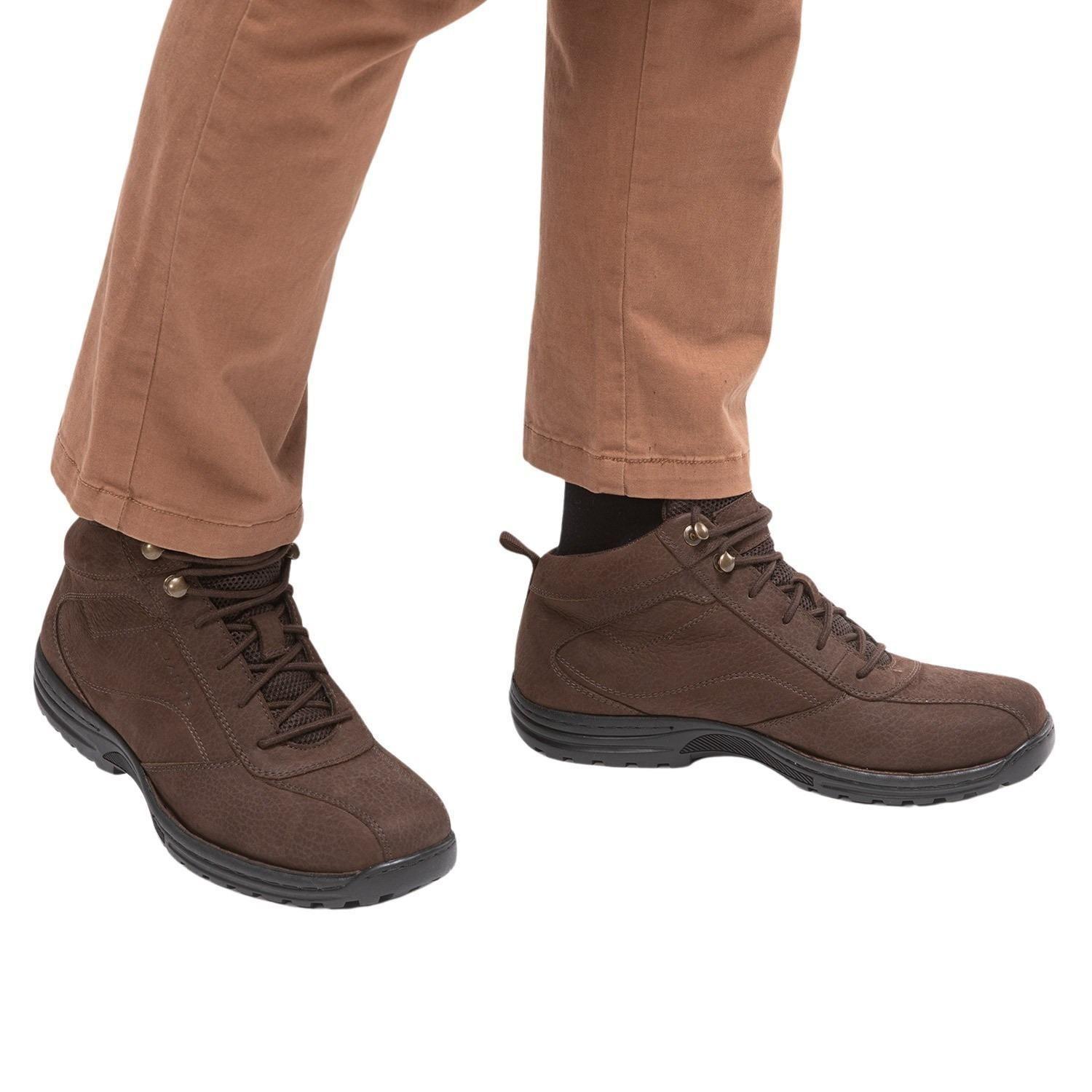 Botin de cuero hombre Guante chocolate Dortmund-1
