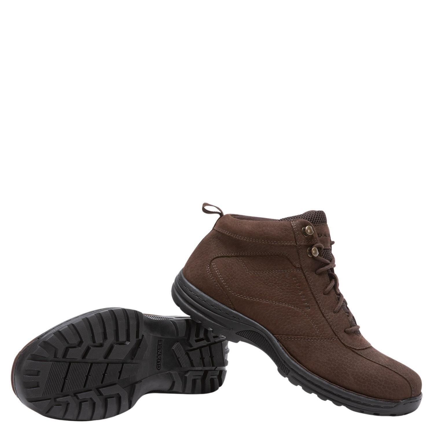 Botin de cuero hombre Guante chocolate Dortmund-3