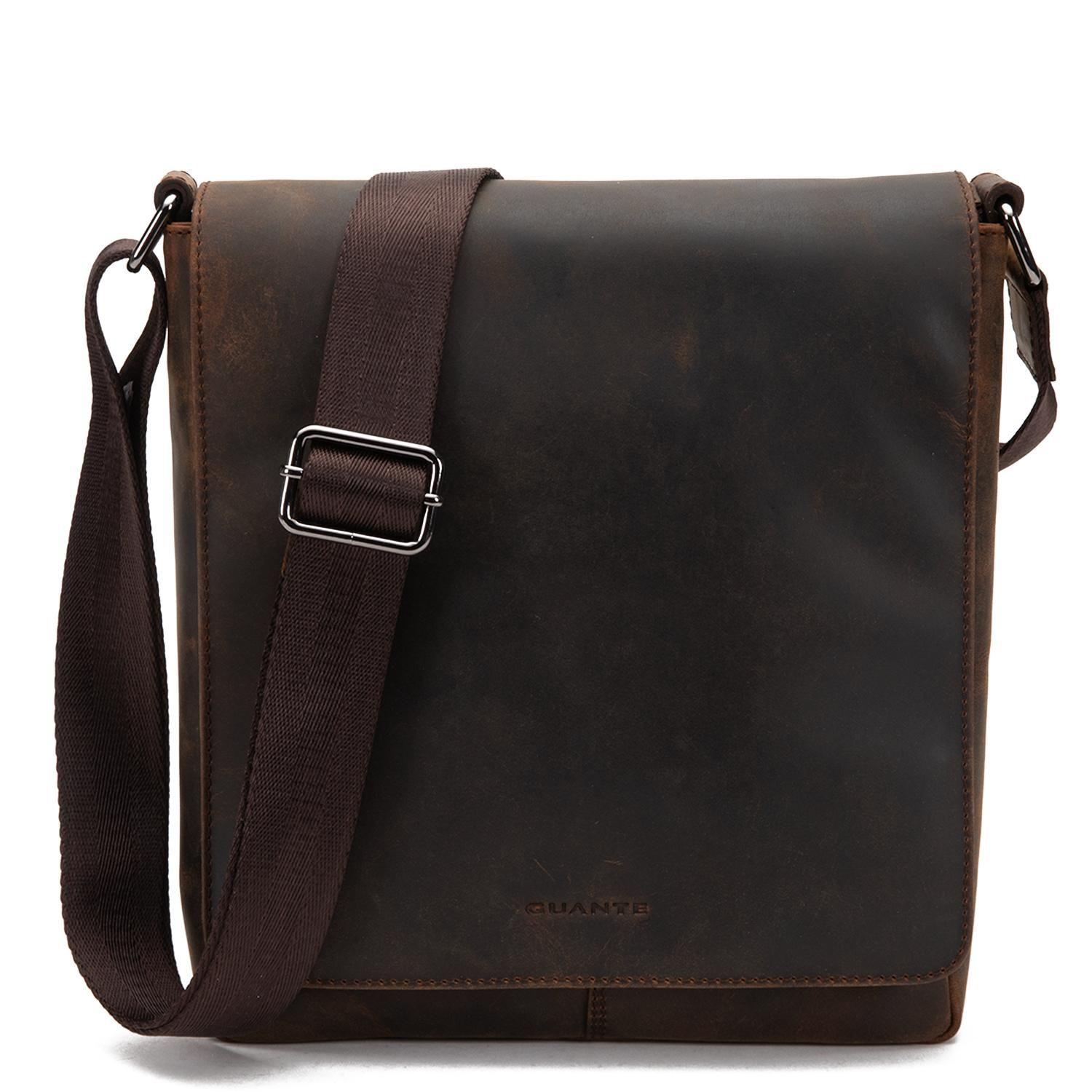Bolso de cuero hombre Guante chocolate Morral-0