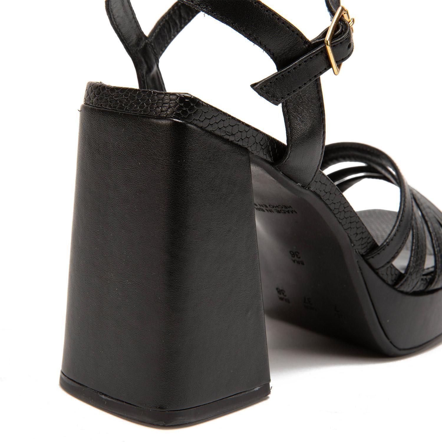 Sandalia  Athena  Gacel  Negro  0659767-2