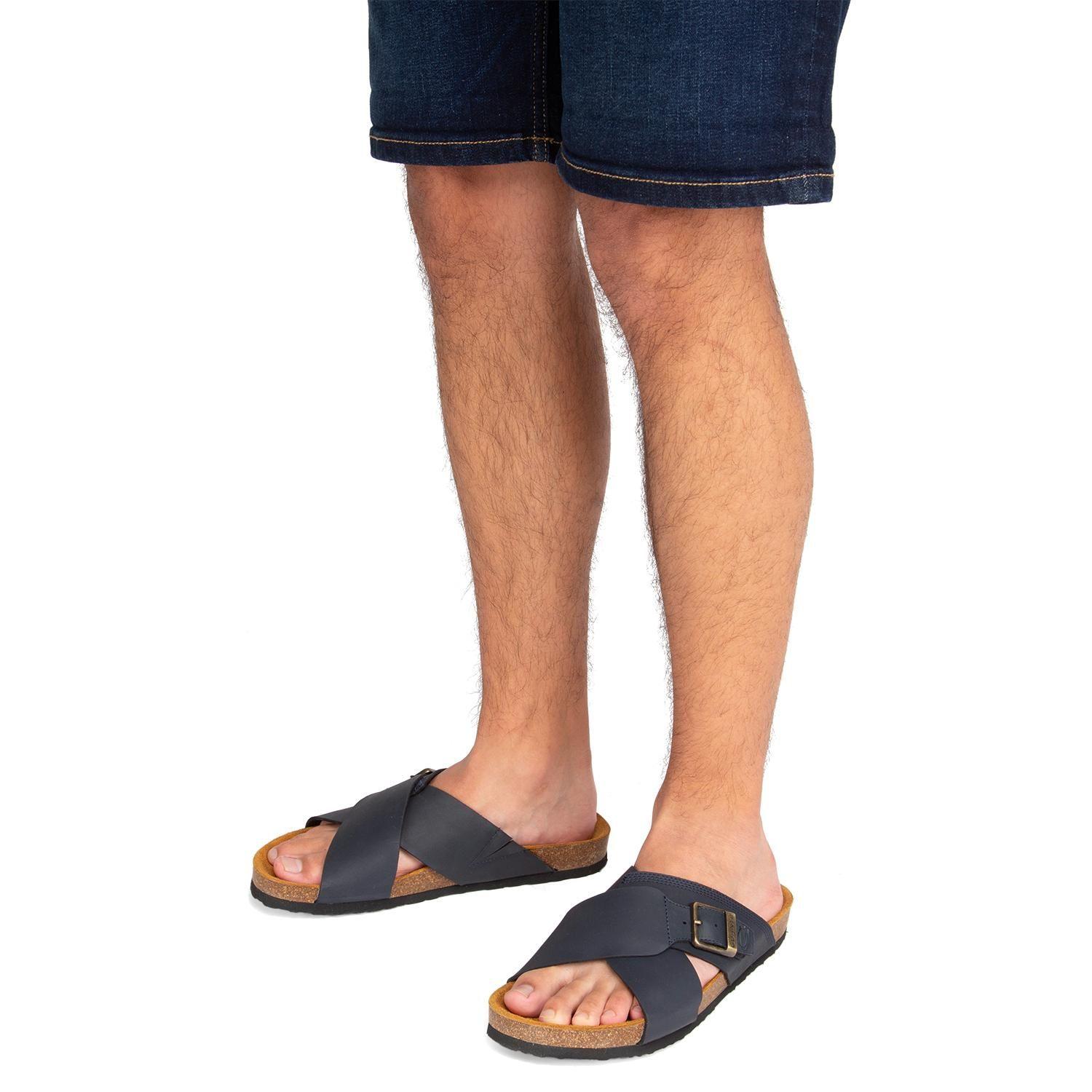 Sandalia Semi Abierta  Quintay  Guante  Marino  0035986-1