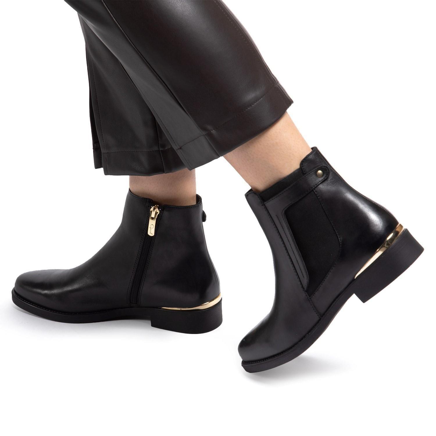 Botin  Hortencia  Gacel  Negro  0658599-1