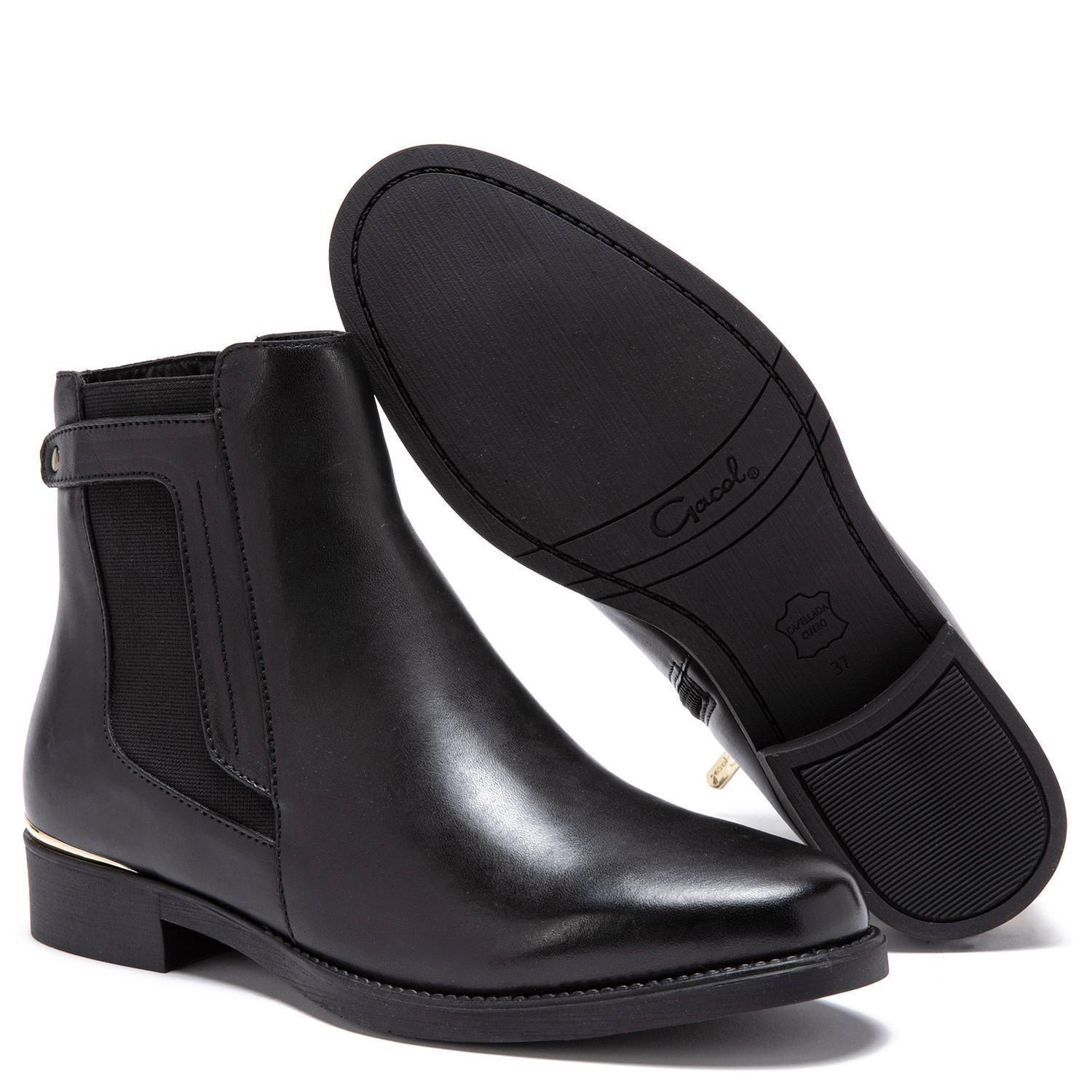 Botin  Hortencia  Gacel  Negro  0658599-3