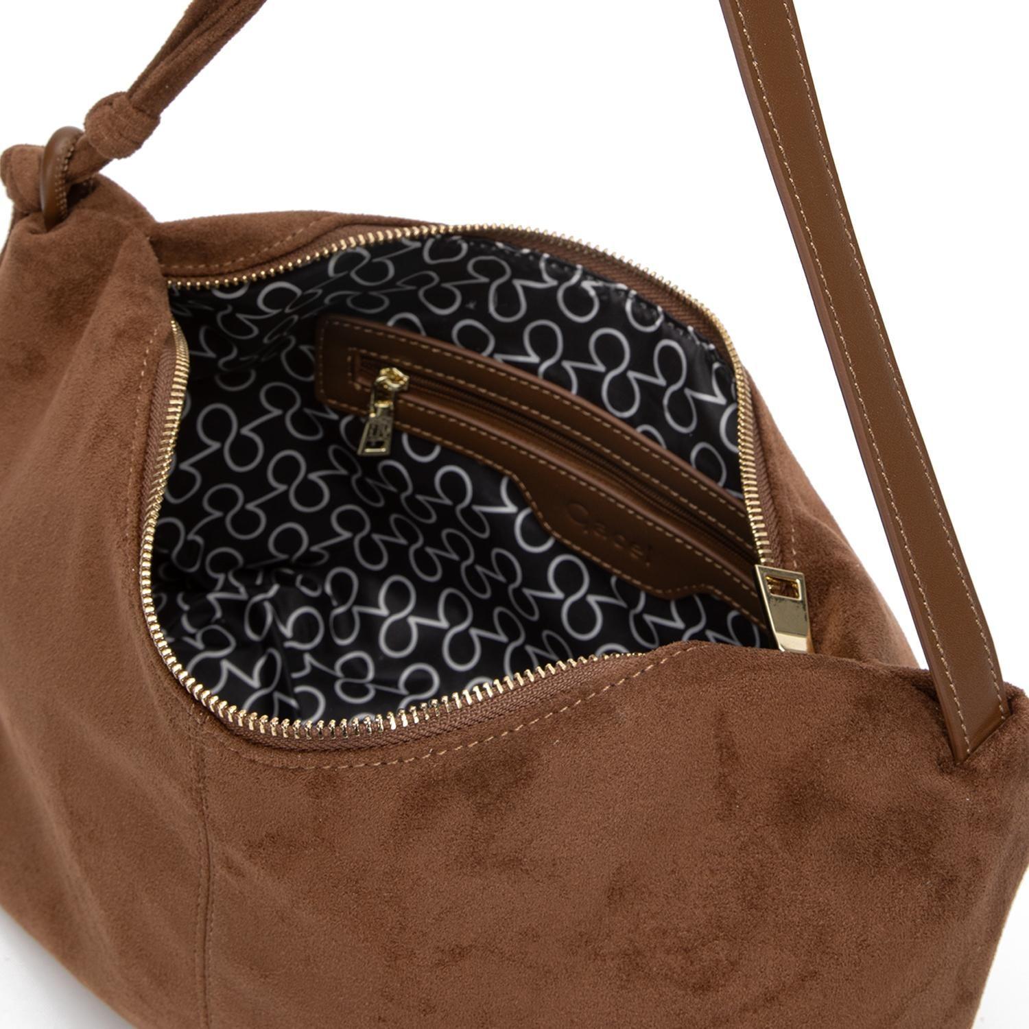 Cartera  Oval  Gacel  Chocolate  Car3462-2