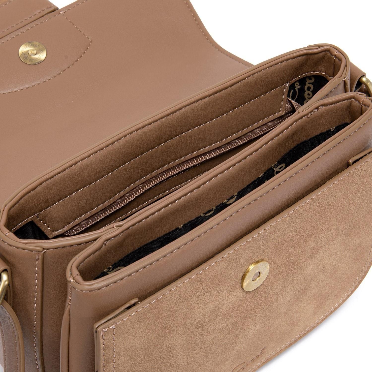 Cartera  Bandolera Grande  Gacel  Arena  Car2912-4