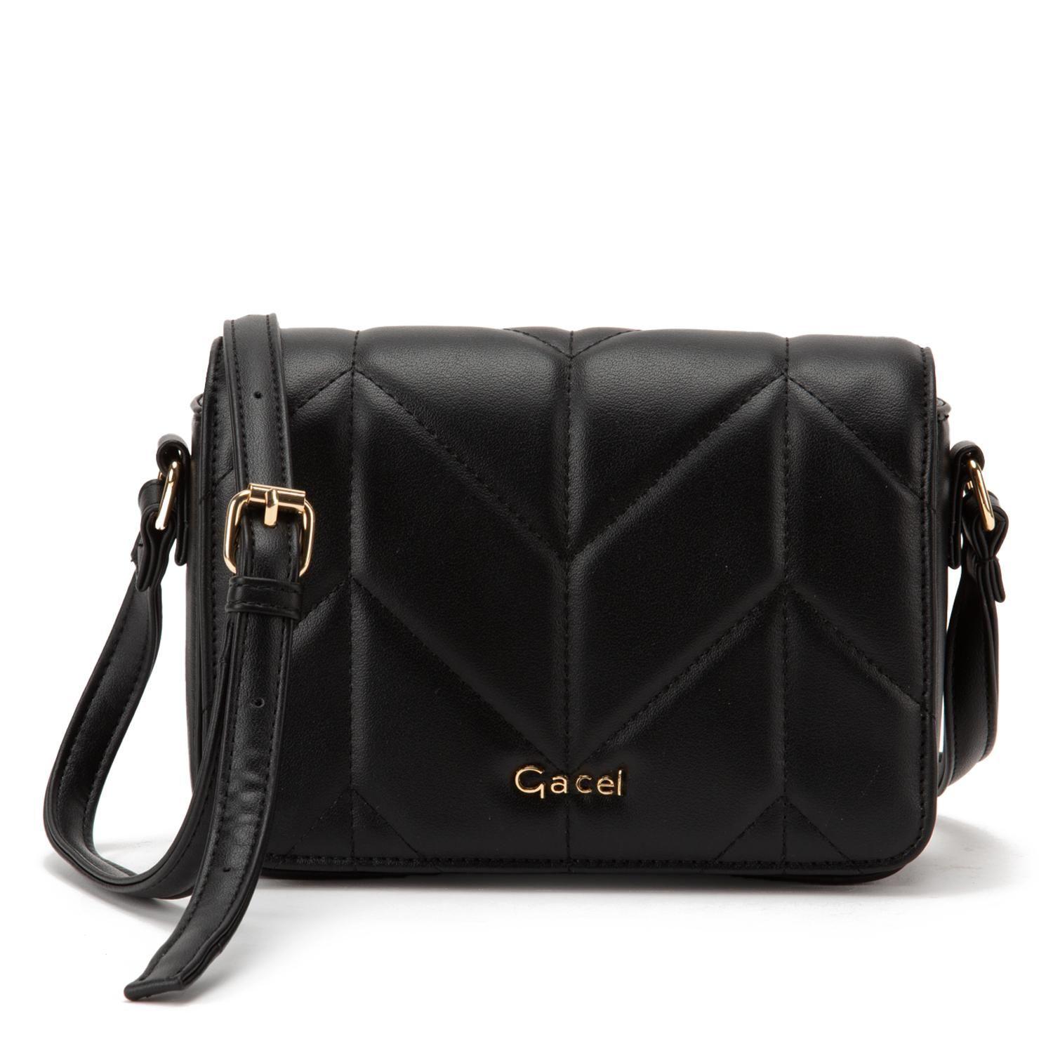 Cartera  Shopping Promocional  Gacel  Negro  Car3336-2