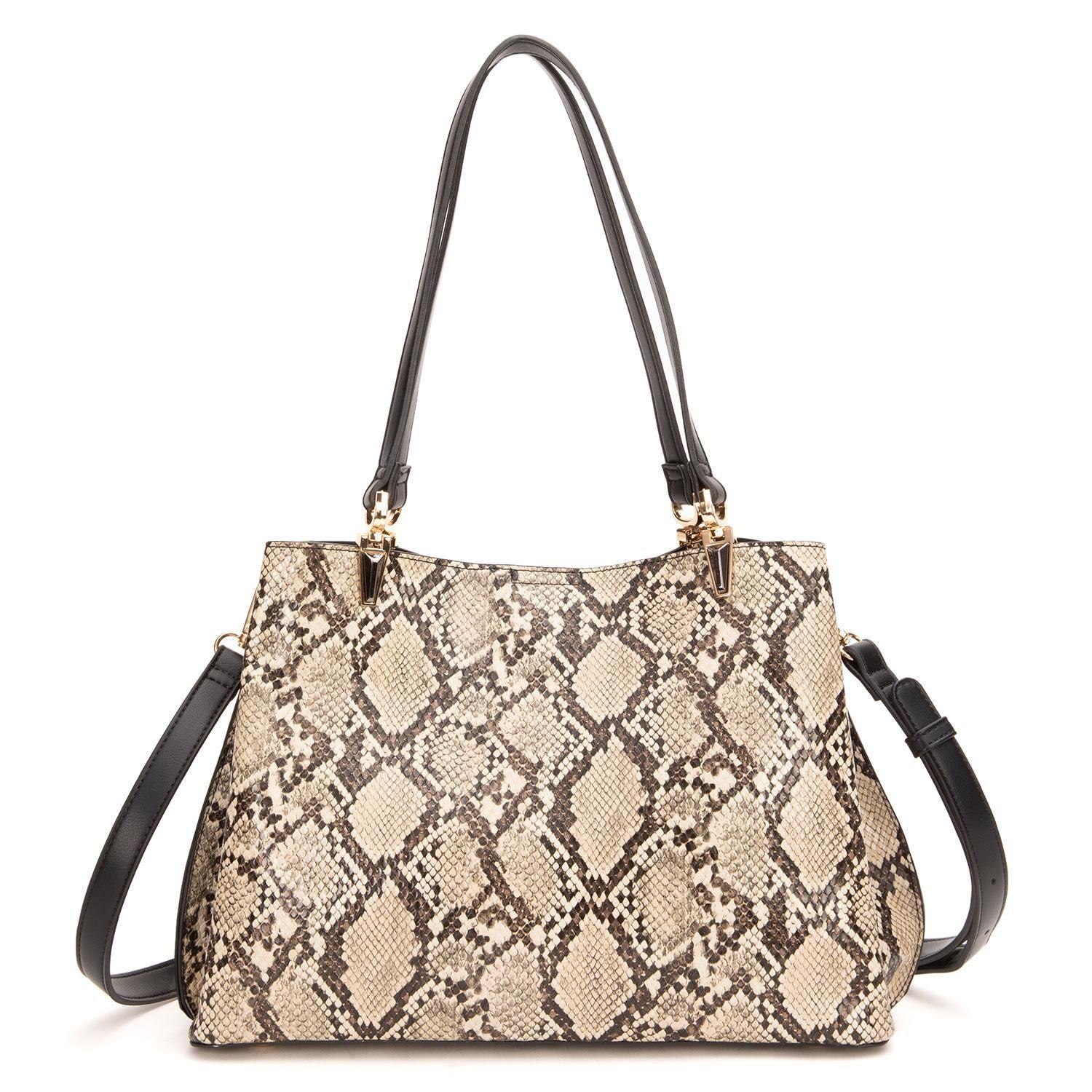 Cartera  Dos Asas Grande  Gacel  Off White  Car3413-2