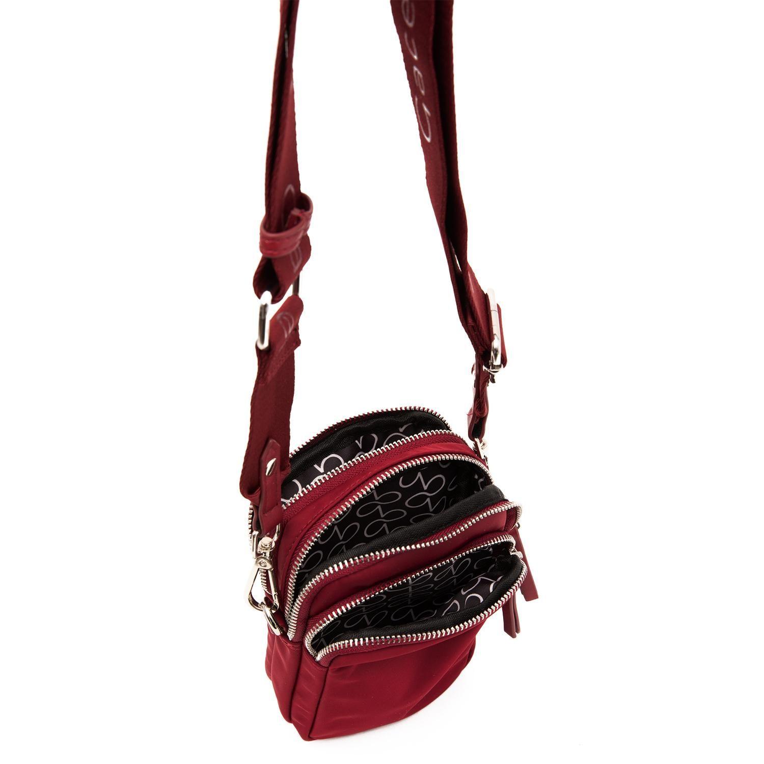 Cartera  Bandolera Pequeña  Gacel  Burdeo  Car3421-6